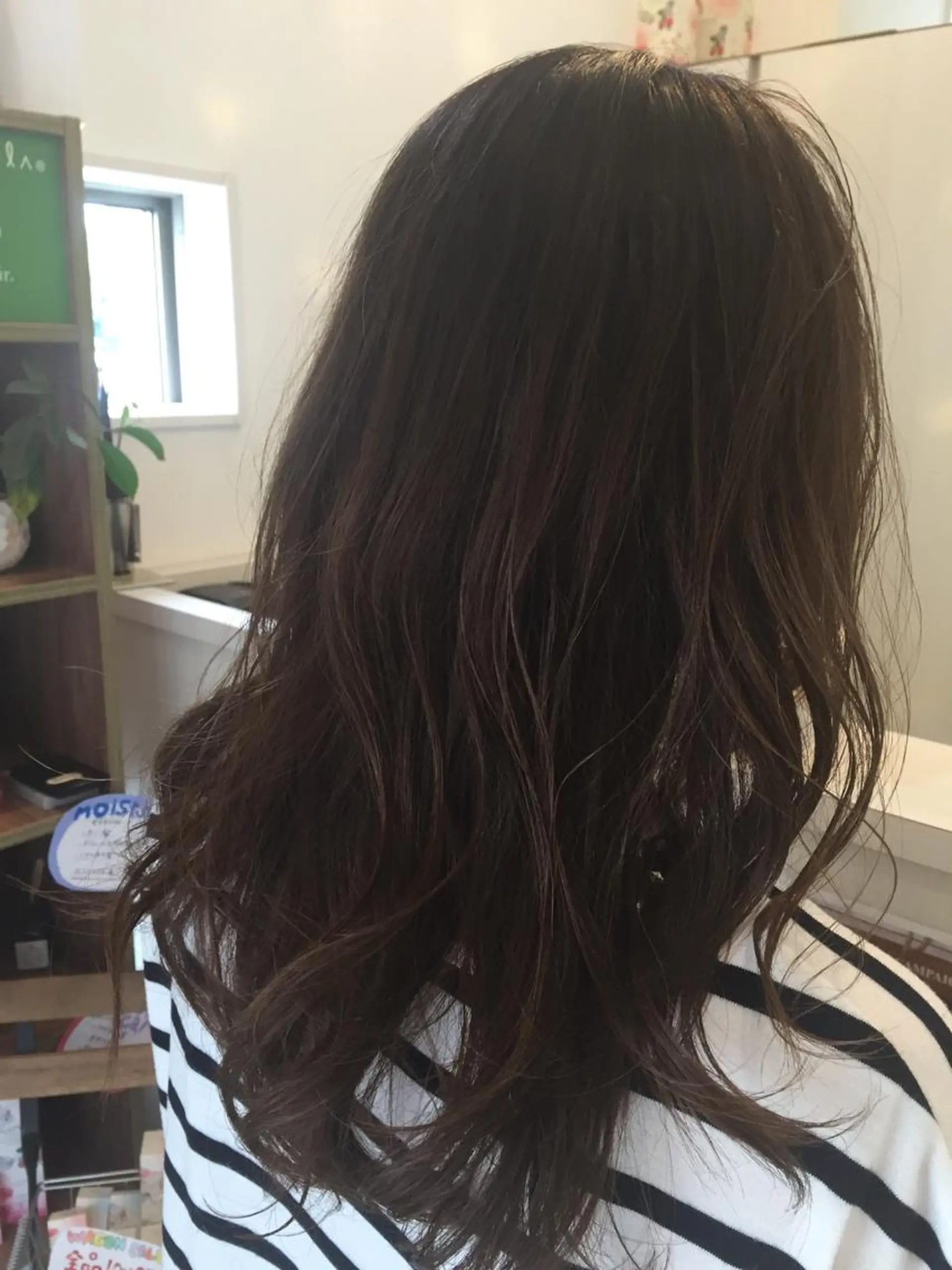 ミディアム 岡崎/髪質改善/ ハイトーン/鈴木進のヘアスタイル