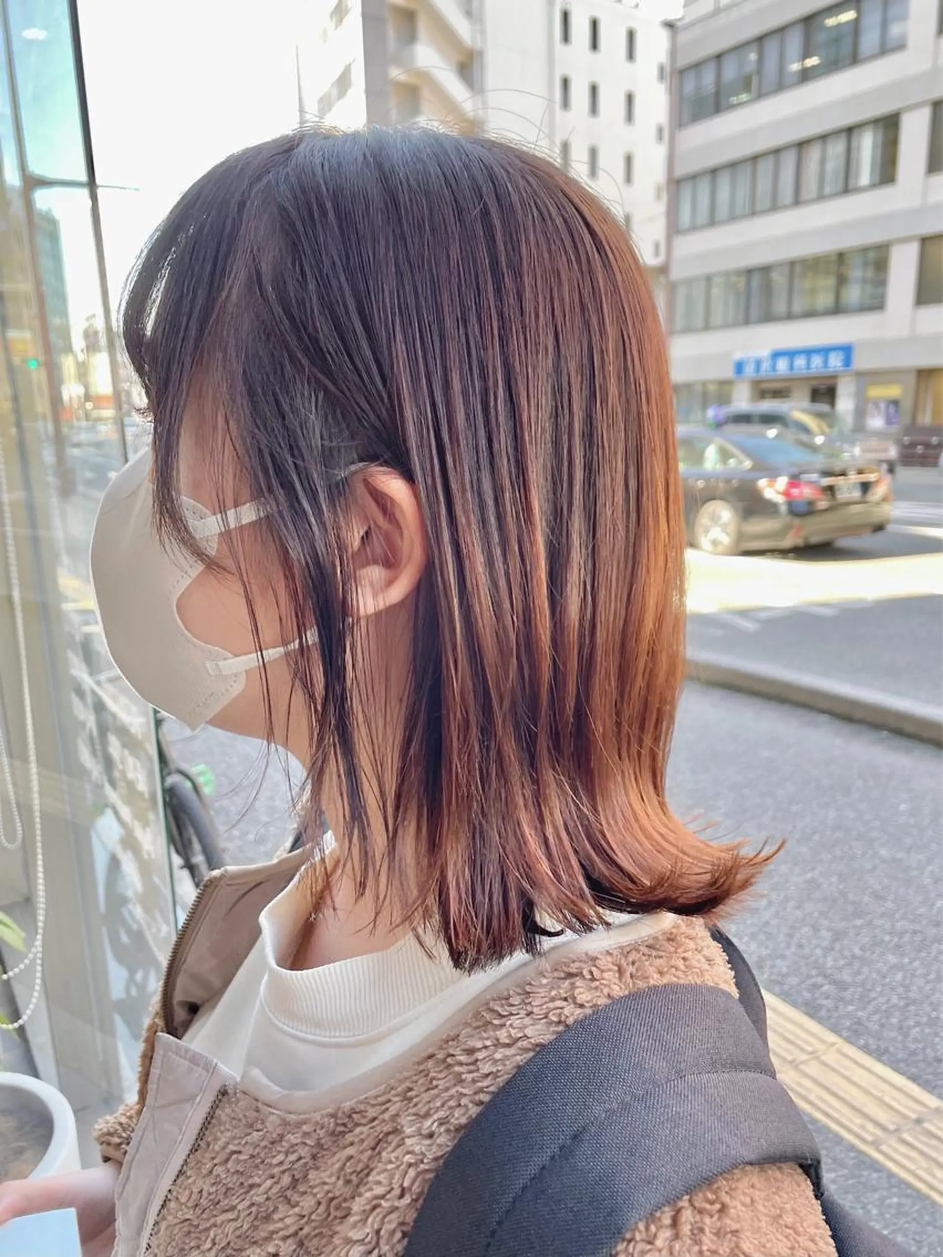 ミディアム カラー OPShair　ANELLO所属・ショート/ボブ/ メンズ/縮毛矯正のヘアスタイル