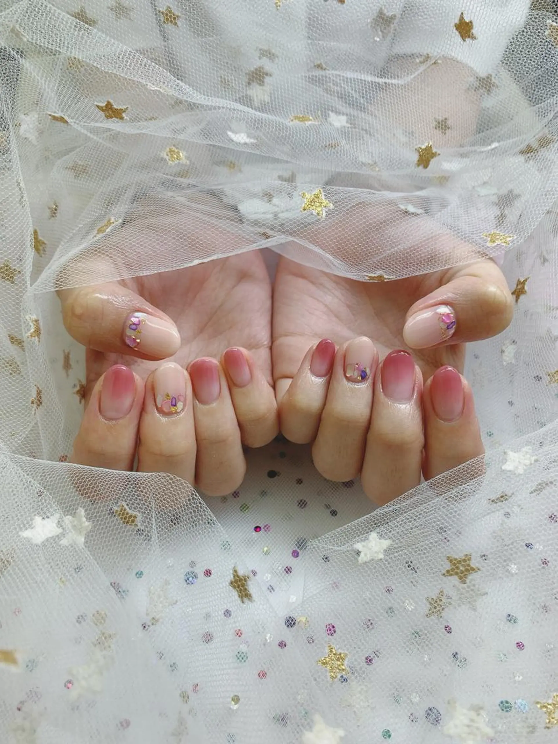 ネイル ハンドネイル ハンドケア 💅ネイルサロン ブラン🌈かすみのネイルデザイン