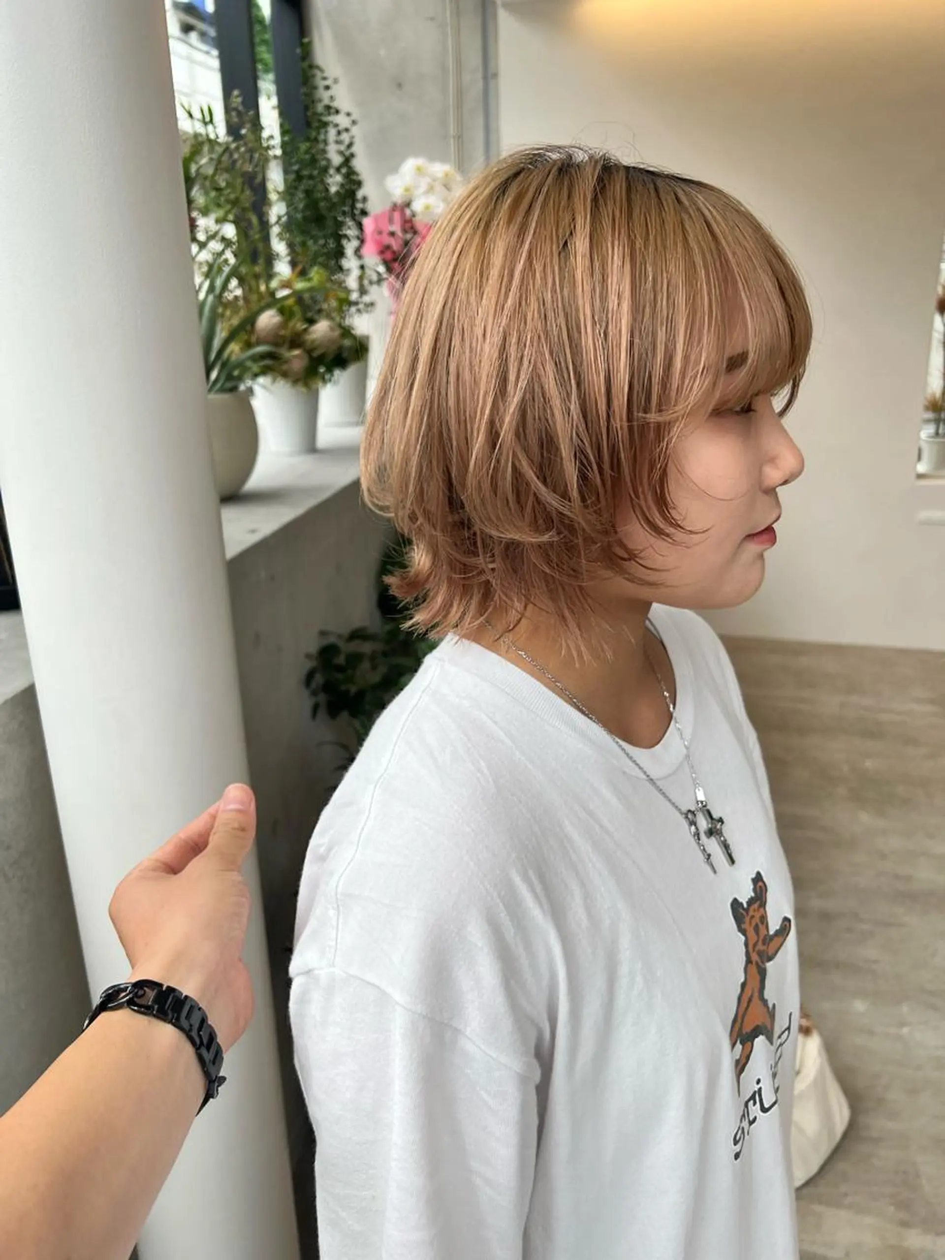 ミディアム レイヤーカット ウルフカット 誰よりも丁寧なカット 🍀小林輝のヘアスタイル