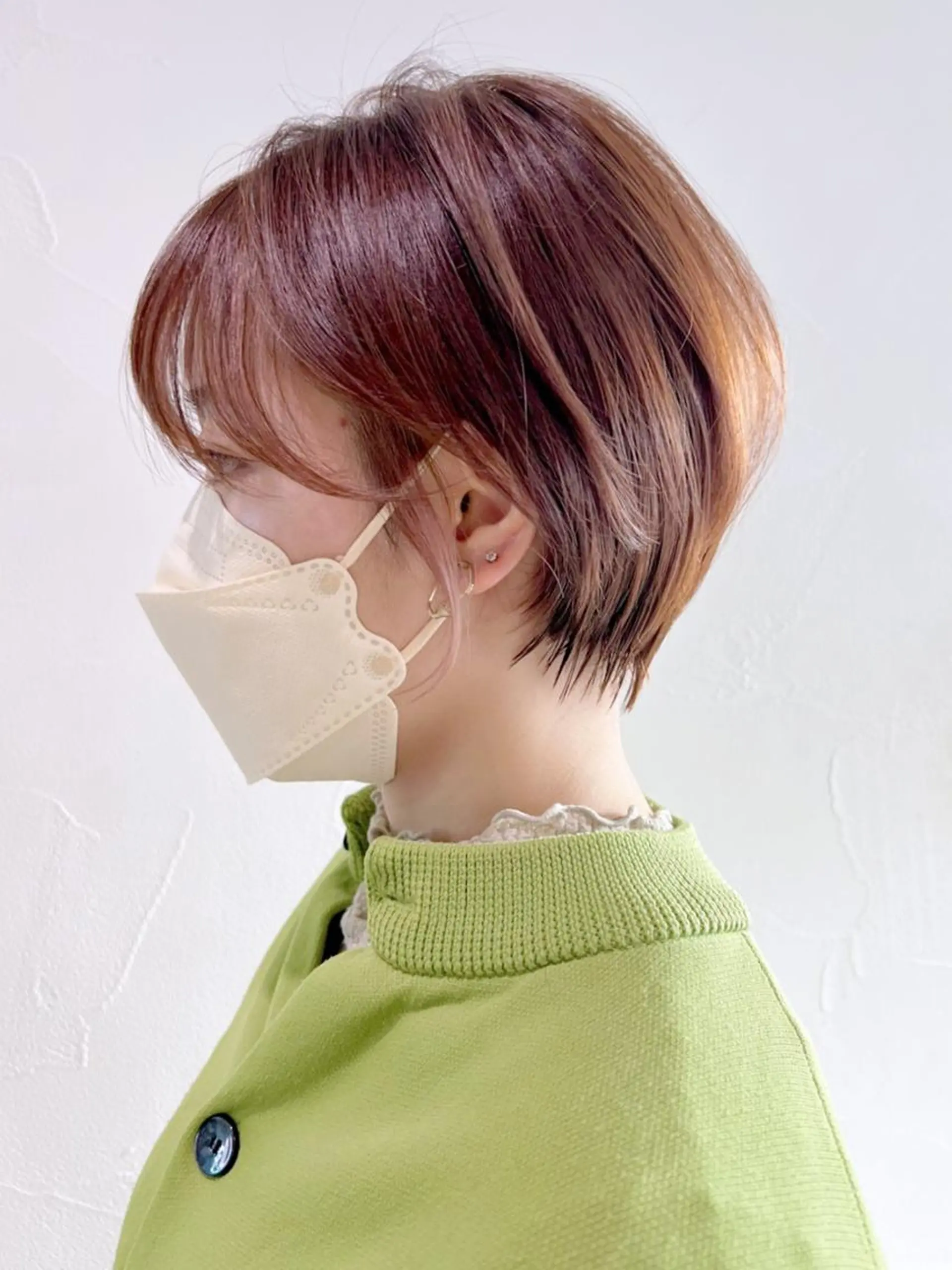 ショート カラー パーマ ヘアアレンジ ショートヘア ITbyALBUM 八王子店のヘアスタイル