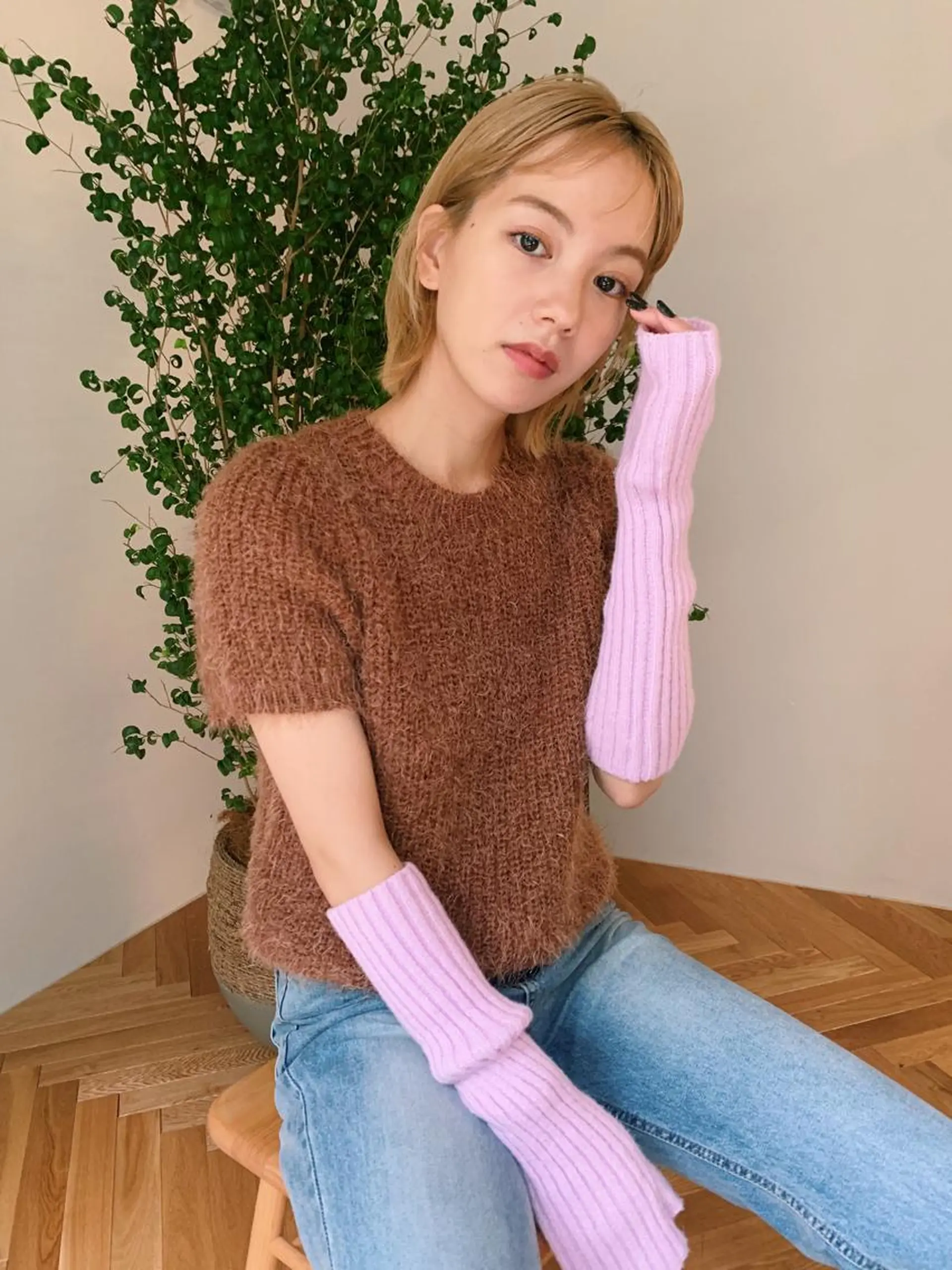 ショート yupi🐈‍⬛ レイヤー/パーマのヘアスタイル