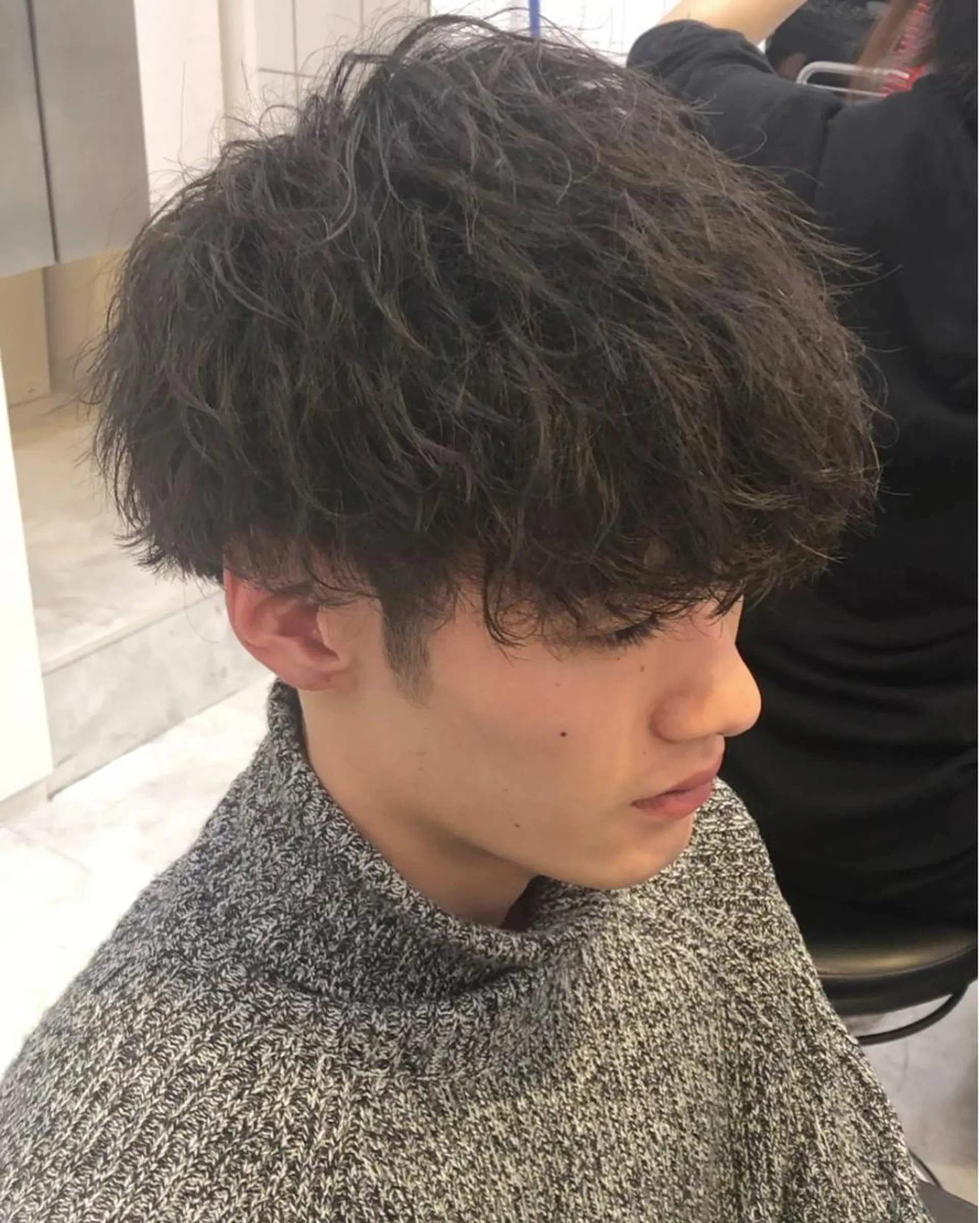 ショート パーマ カット パーマ 💗🤍透明感カラー 🤍💗kanonのヘアスタイル