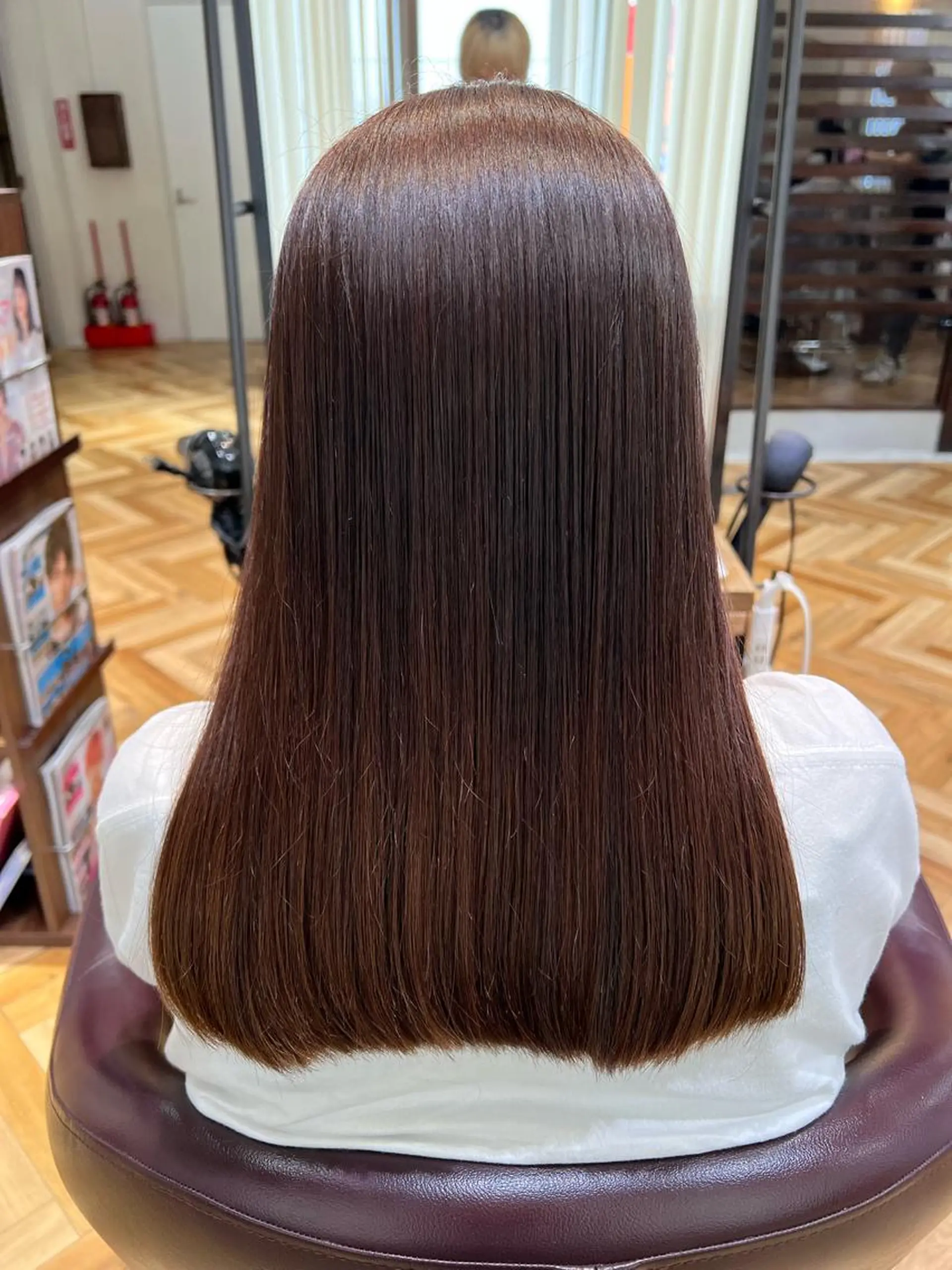 セミロング カラー ヘアカラー トリートメント 🌞レイヤー×カラー 前川那津美🌞のヘアスタイル