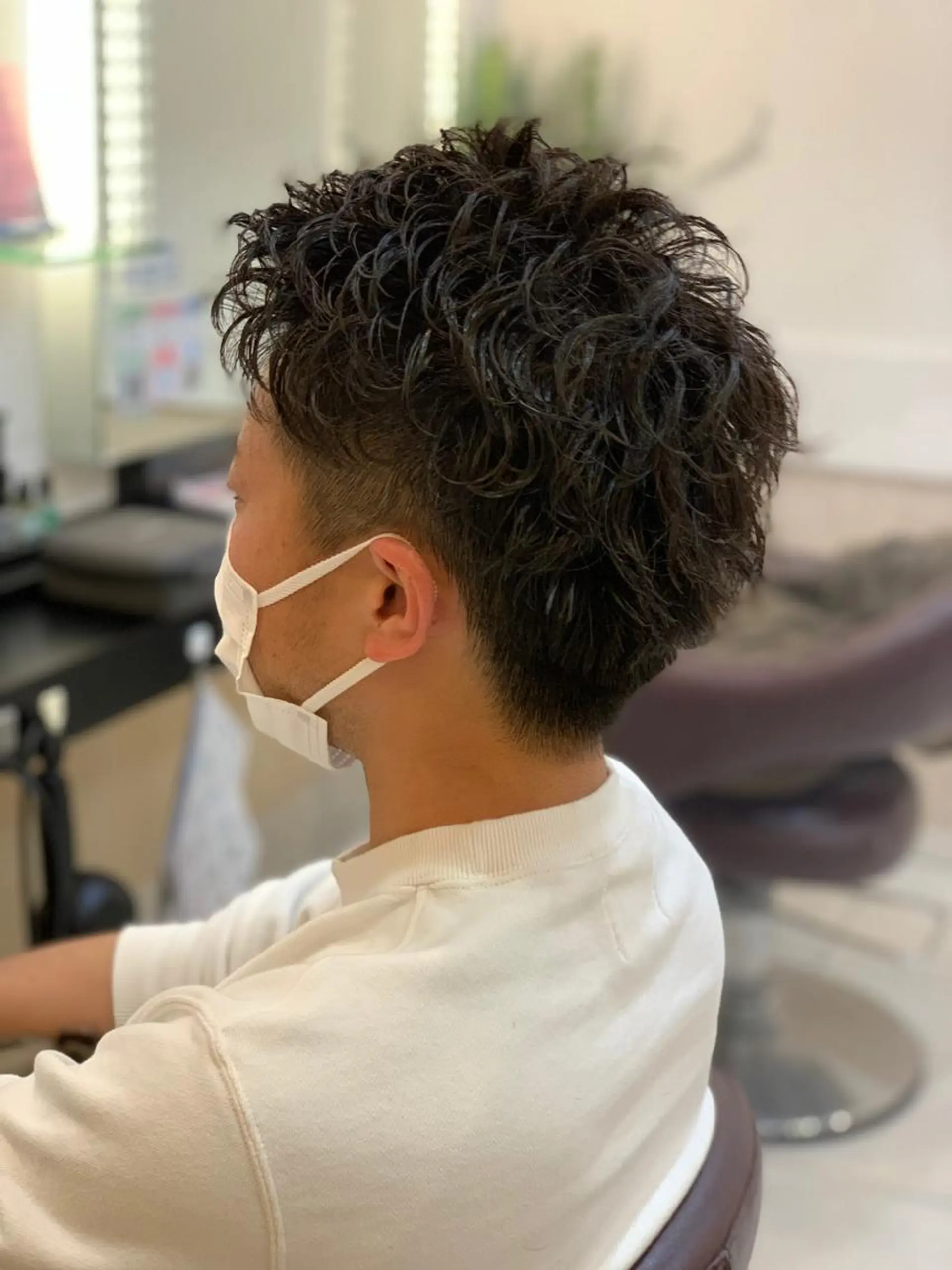 ショート パーマ メンズ カット パーマ トリートメント トータルビューティー K:R鶴川のヘアスタイル