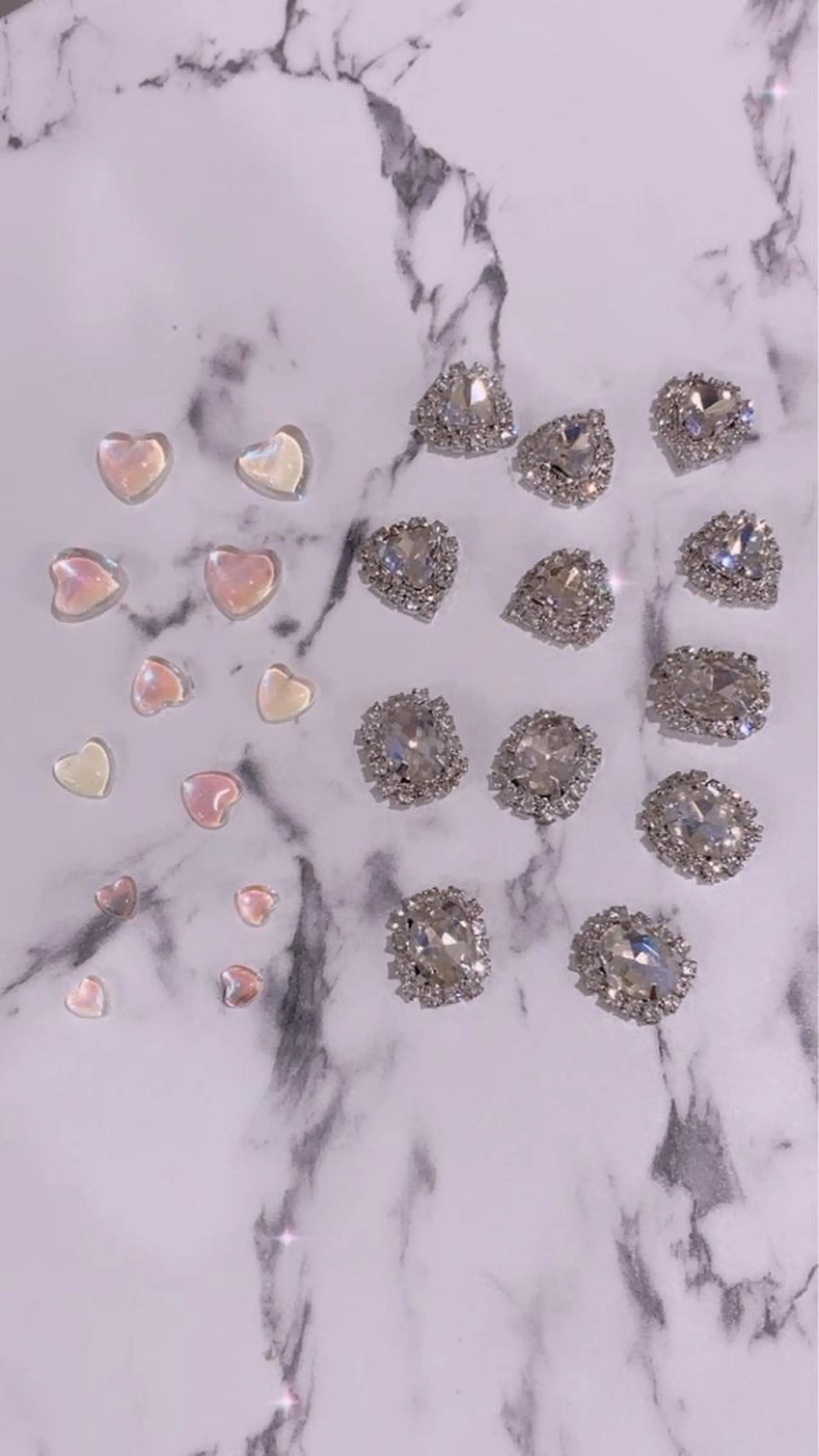 ネイル ハート キラキラネイル Salon Ｋのネイルデザイン