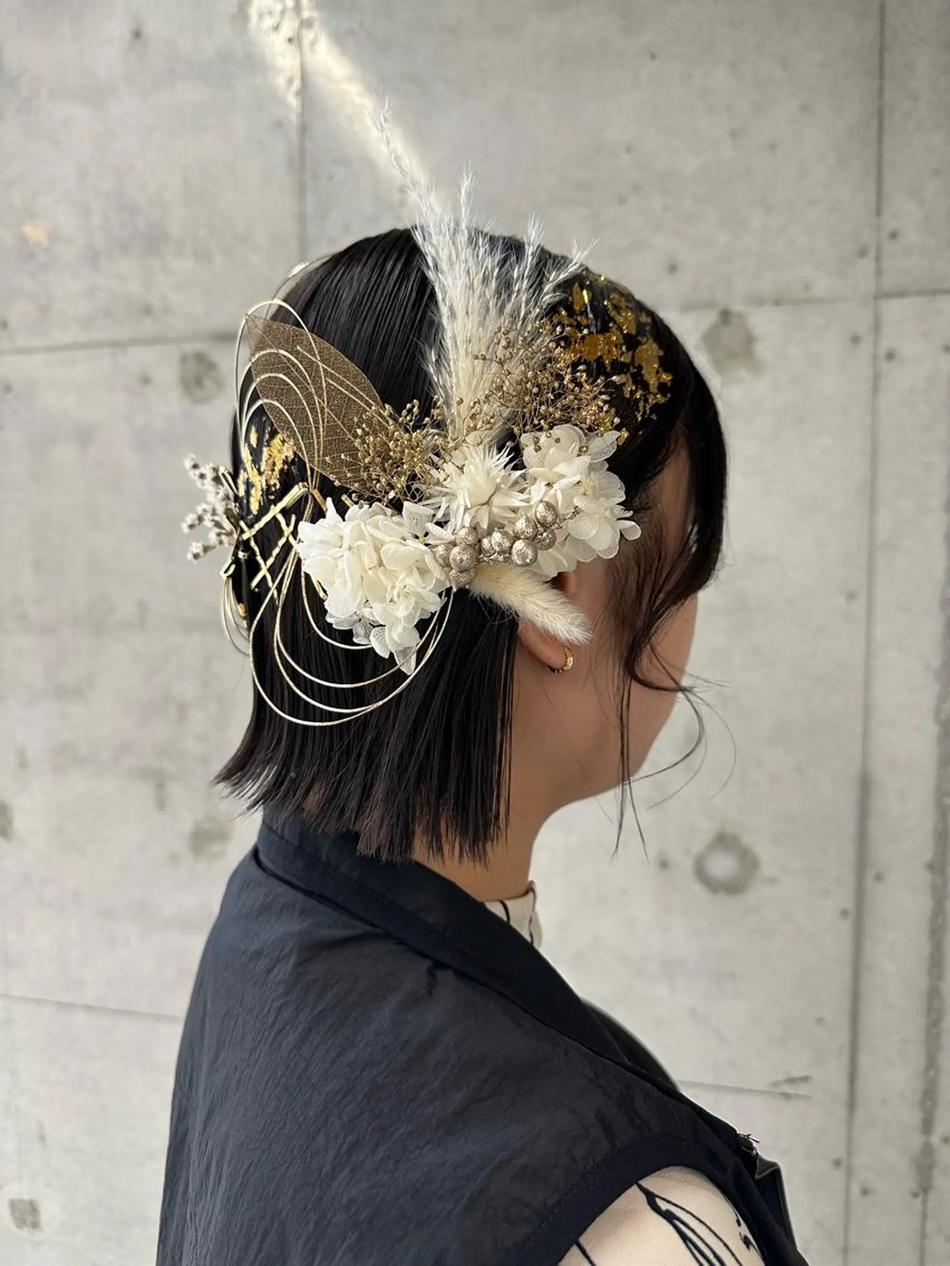 ミディアム ヘアアレンジ ヘアセット 女性に人気♪ はやしほのかのヘアスタイル