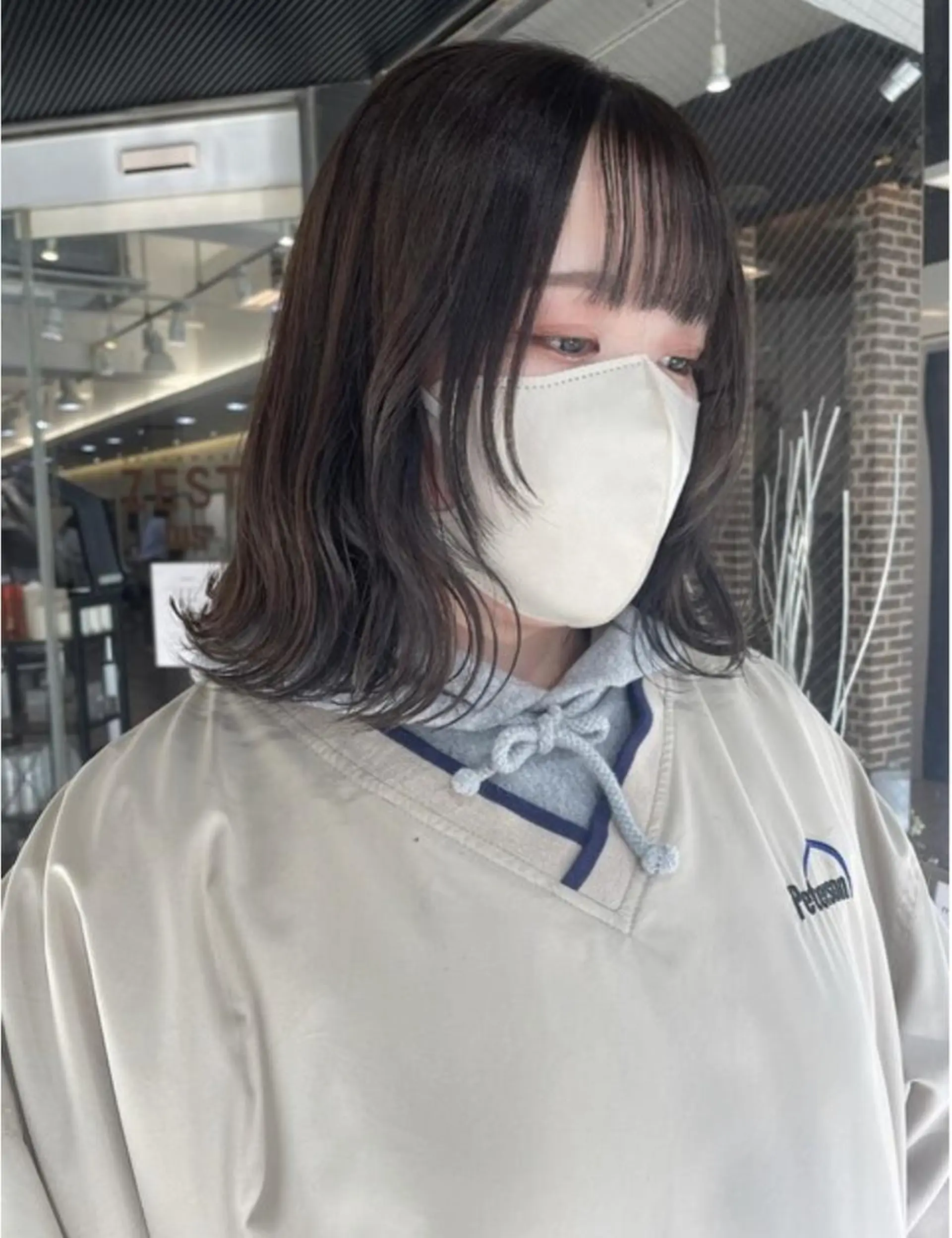 ロング カラー ハイトーンカラー 学生 酸性ストレート 🤍🎀honokaのヘアスタイル