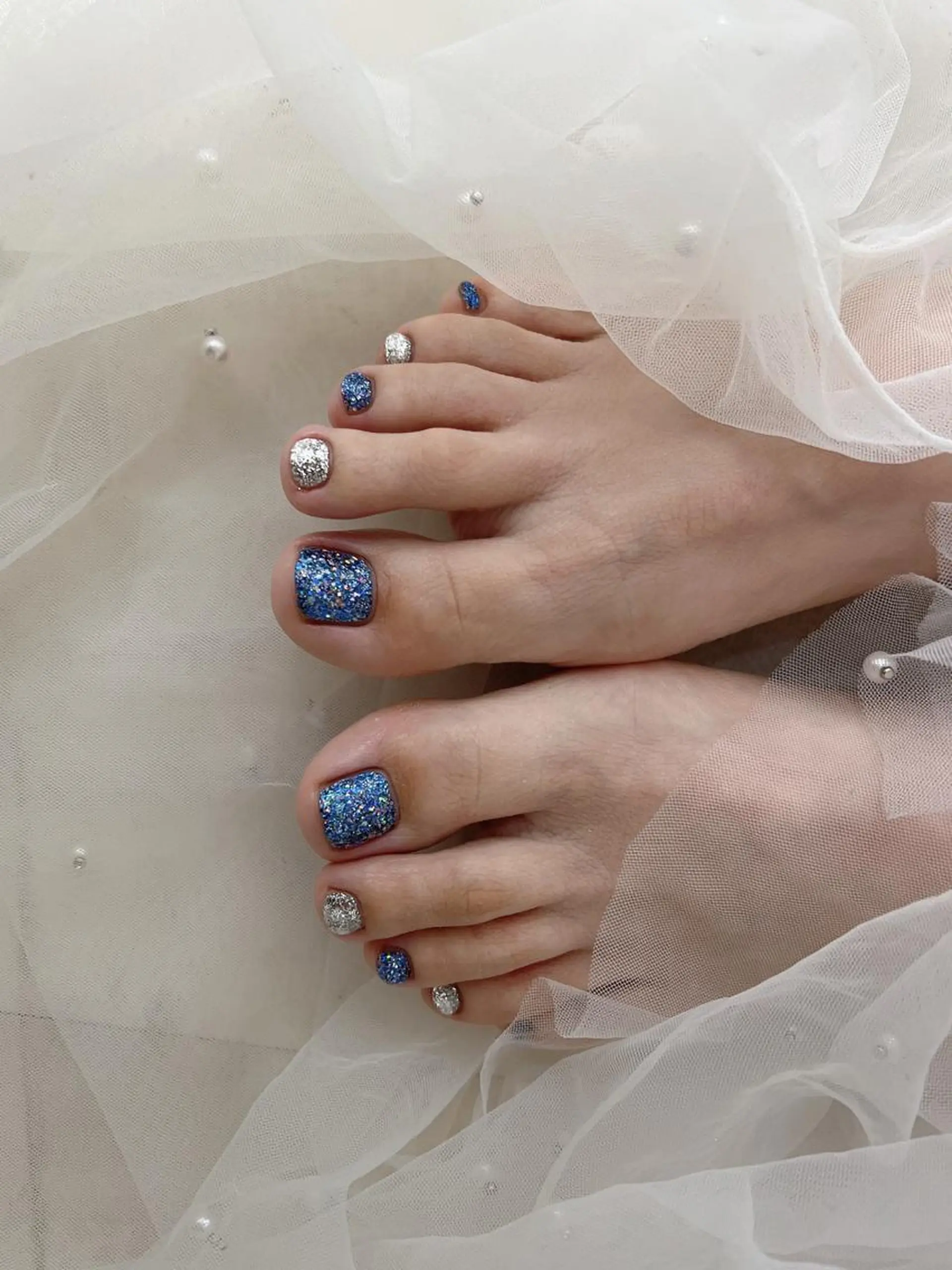 ネイル フットネイル 長さだし専門店 M2　rikaのネイルデザイン