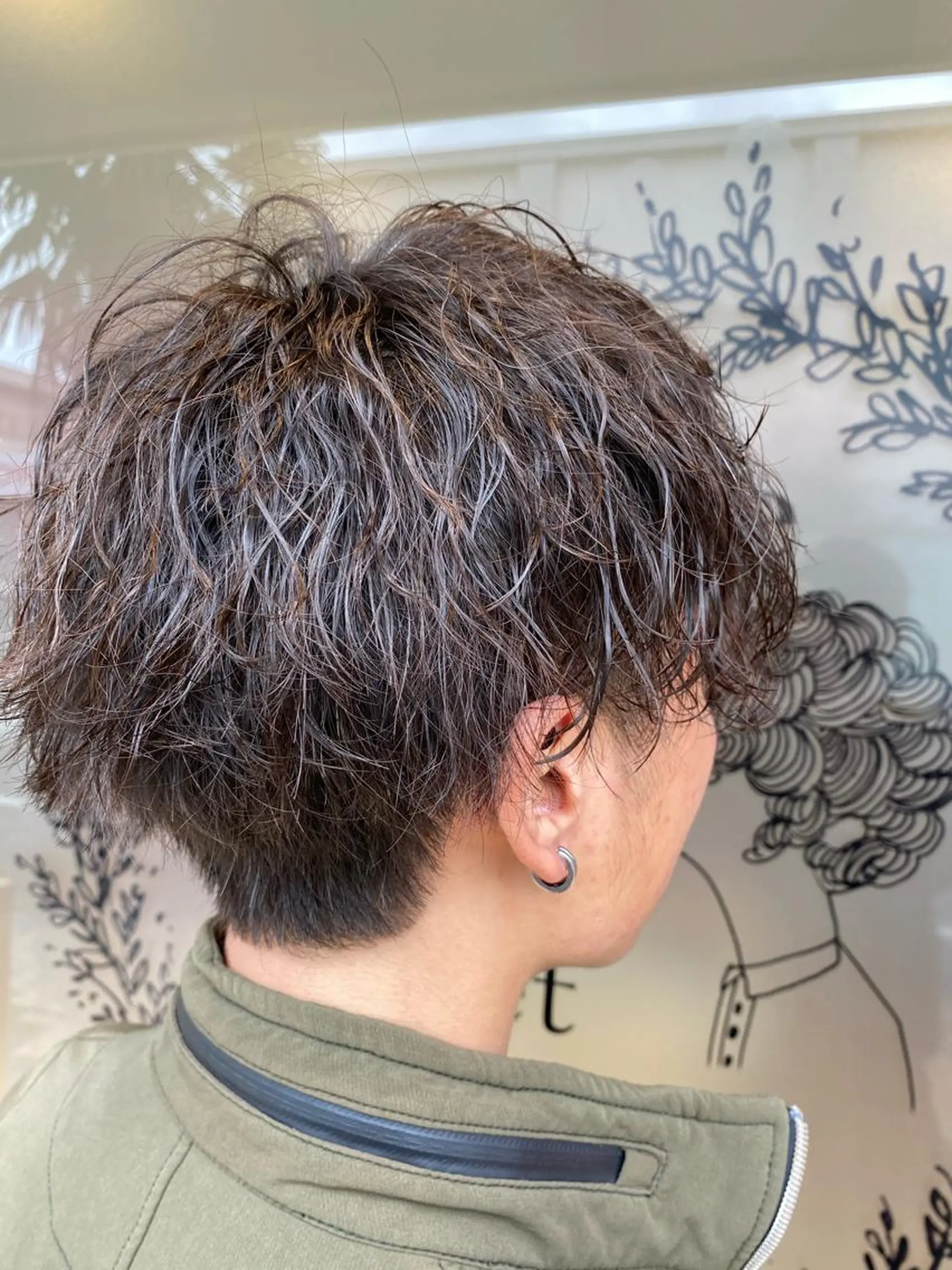 ショート パーマ ツイストスパイラルパーマ スパイラルパーマ カット パーマ トリートメント さこだ　しょうた 【副店長】のヘアスタイル