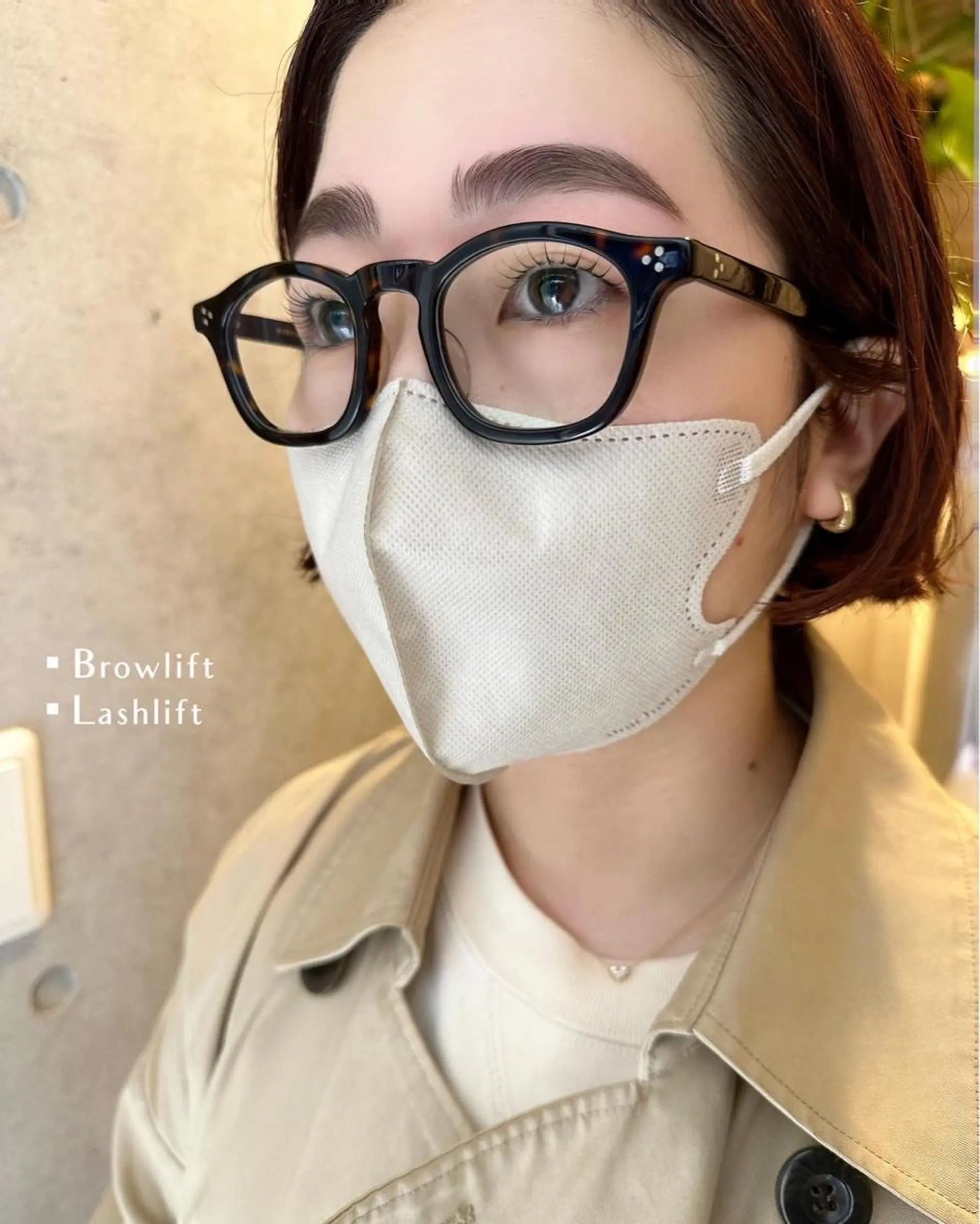 マツエク・マツパ アイブロウ ケラチンラッシュリフト 一重×まつ毛パーマ マツパ Sue eyelash&eyebrow所属・Shigeno Hikaruのマツエク・マツパデザイン