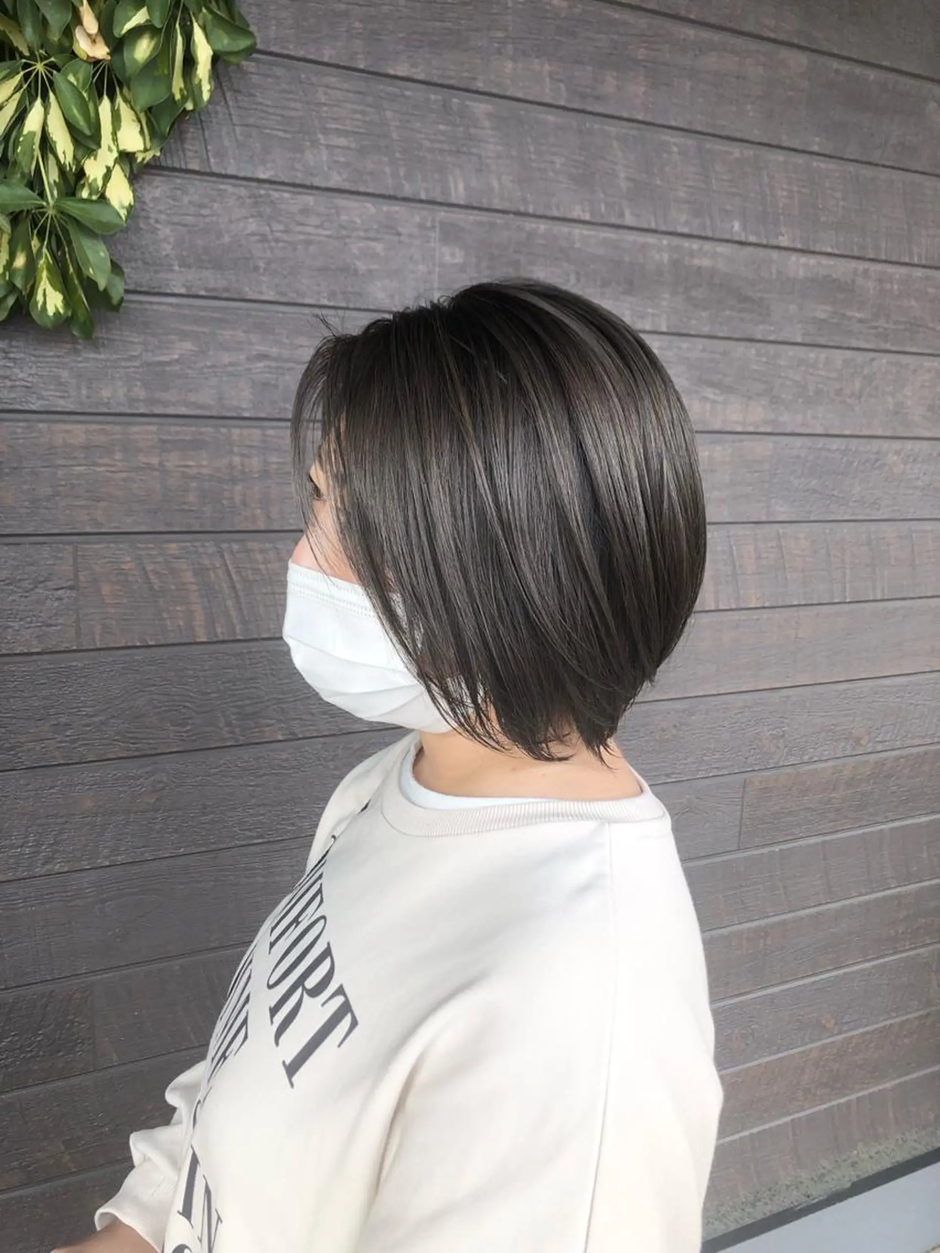 ショート 太白区白髪ぼかし/ ボブカット/千葉達人のヘアスタイル