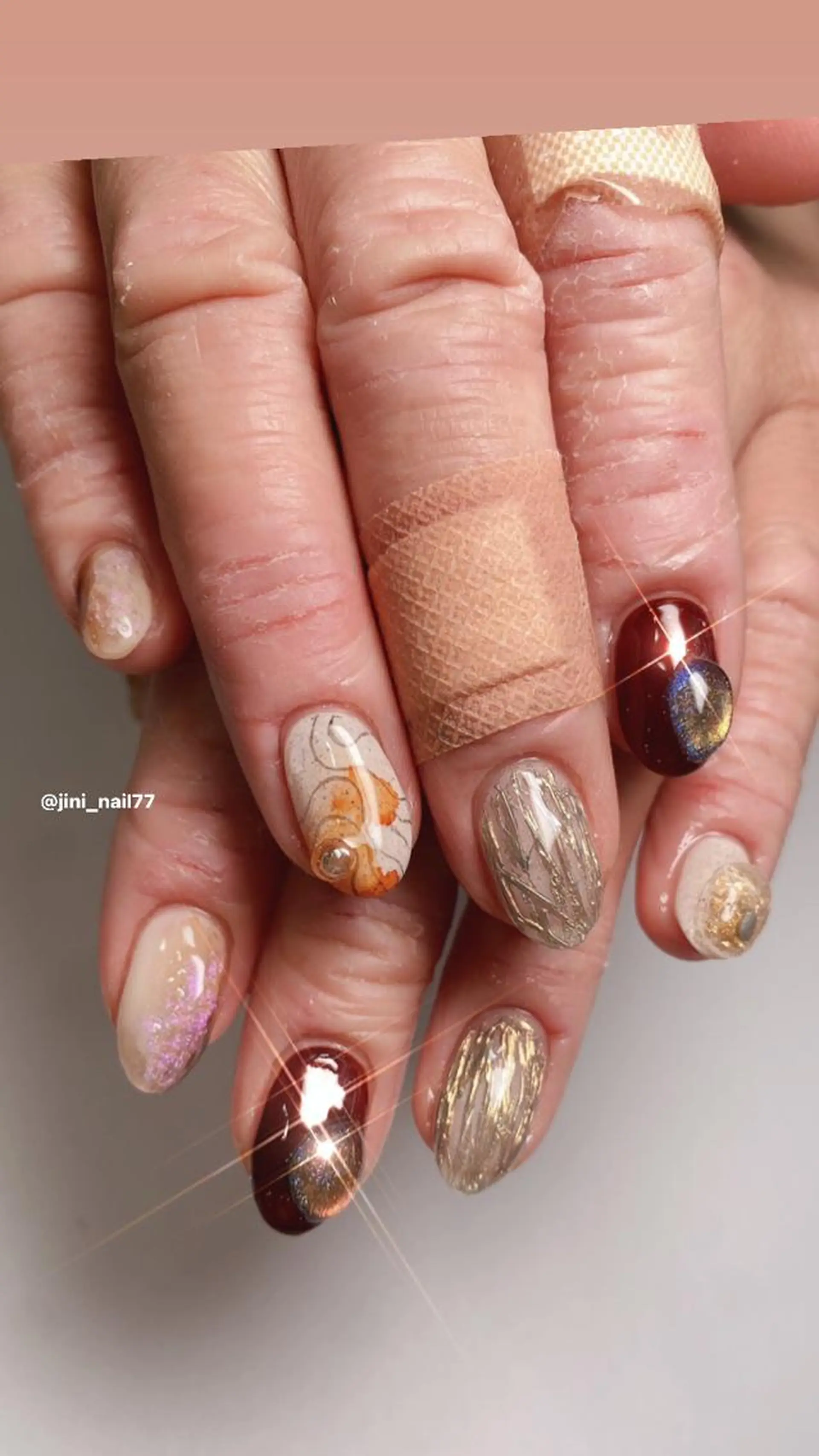 ネイル ハンドネイル JINI NAIL所属・ジニ ネイルのネイルデザイン