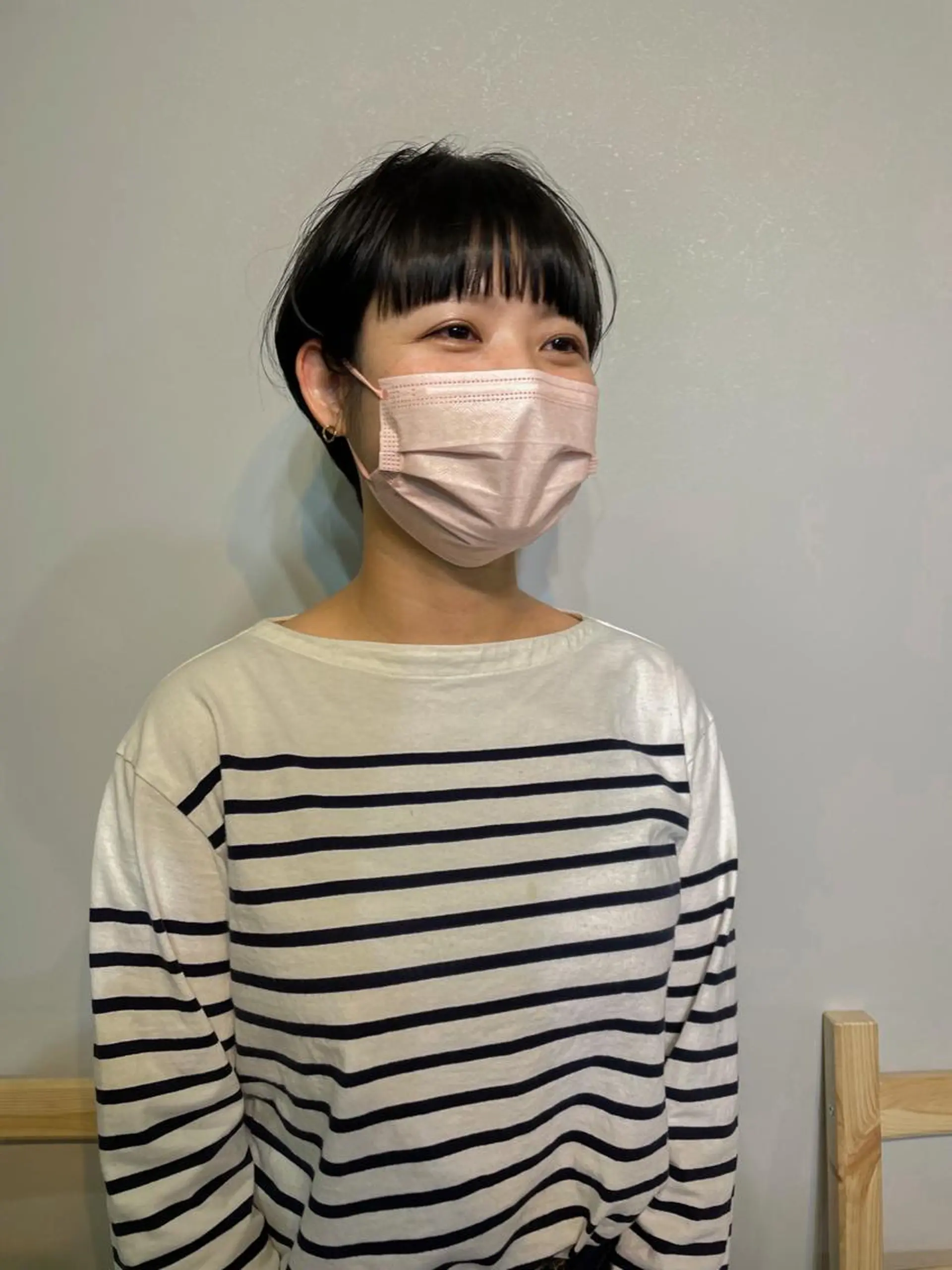 ショート カラー ショートヘア レイヤーパーマ＊ 顔まわり似合わせのヘアスタイル