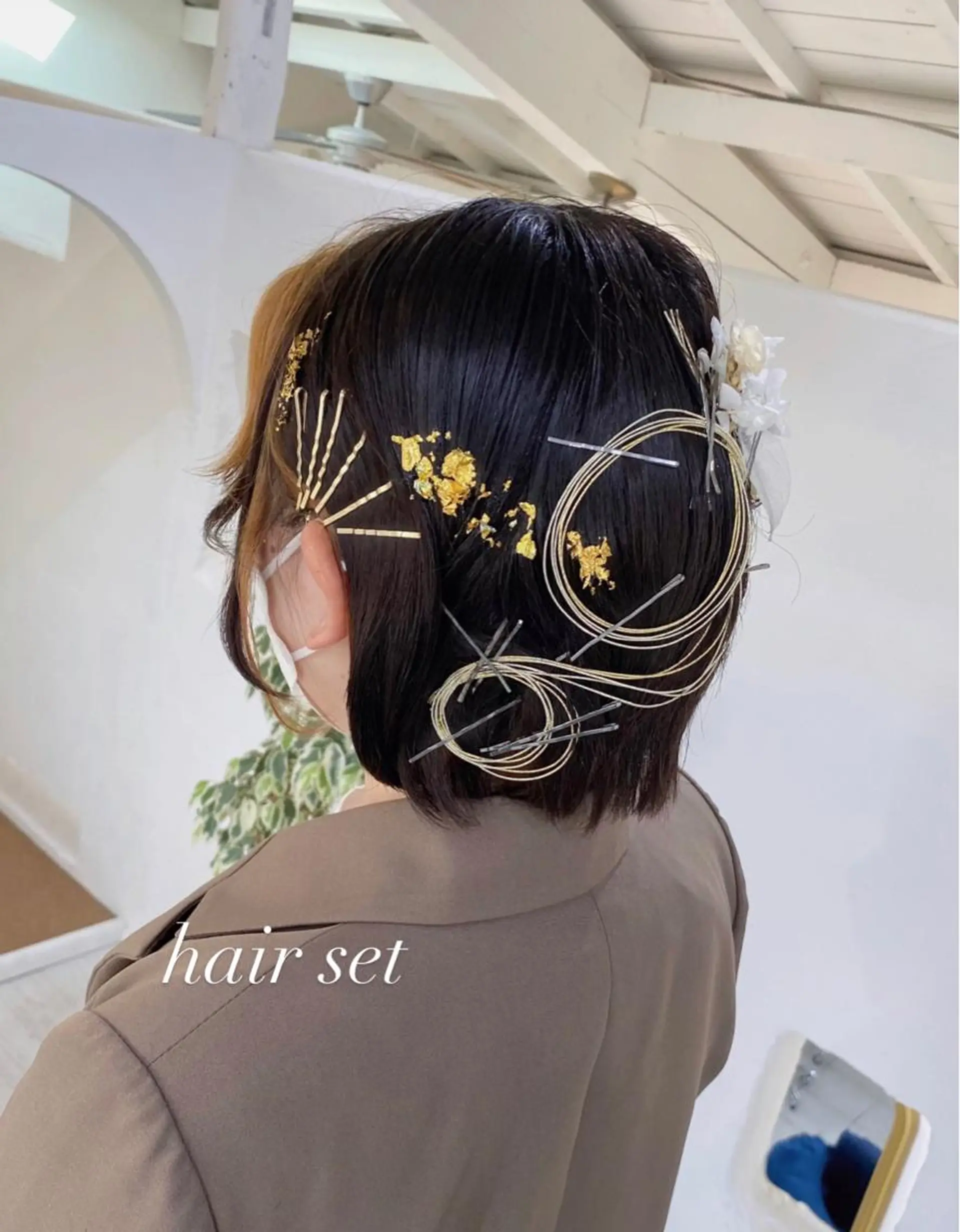 ショート ヘアアレンジ flen所属・𖤣𖥧𖥣𖥧田中 姫乃𖤣𖥧𖥣𖡡のヘアスタイル