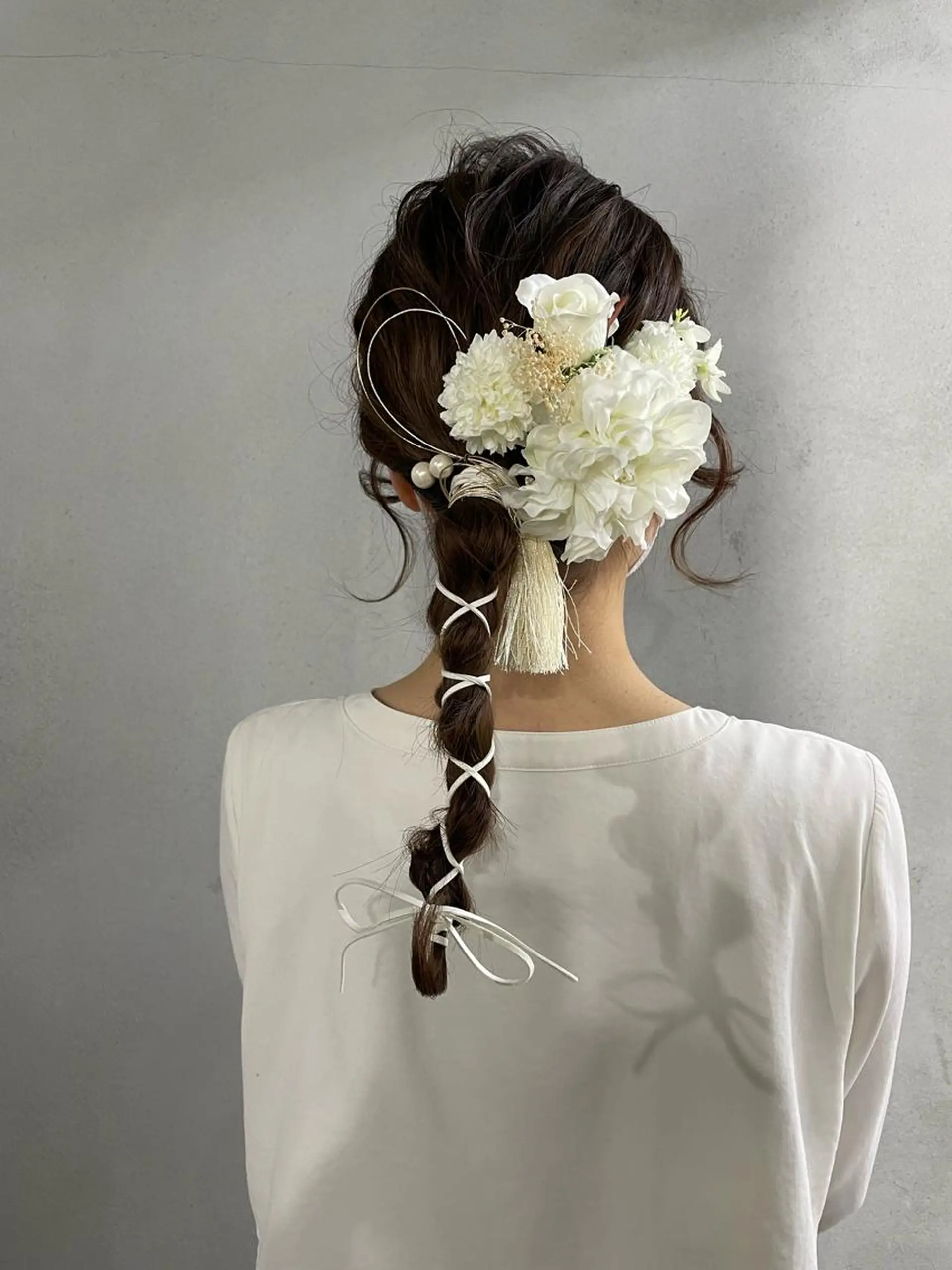 ロング カラー パーマ ヘアアレンジ メンズ キッズ ネイル マツエク・マツパ アイブロウ #tag 稗田綾加のヘアスタイル