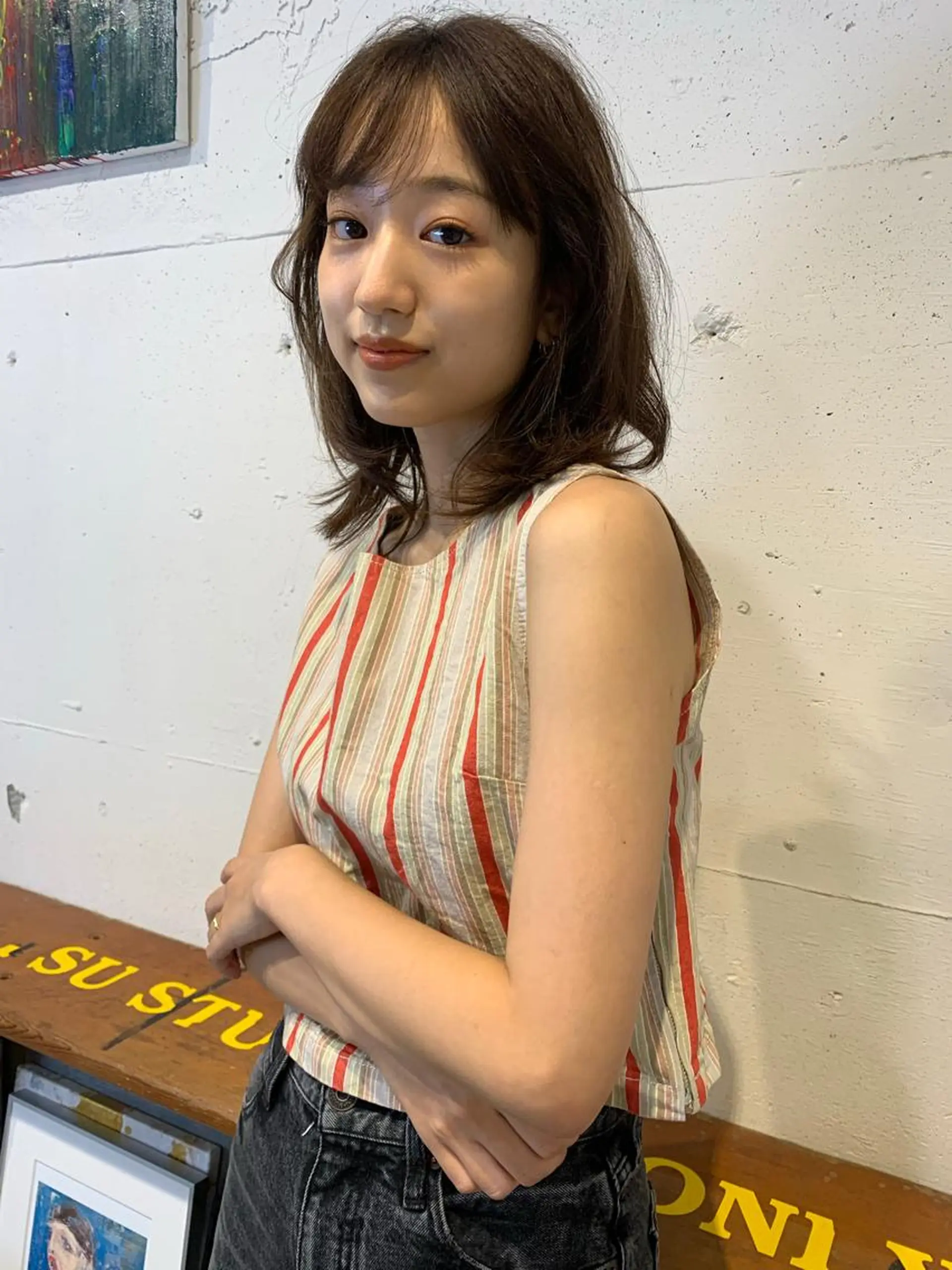 ミディアム カラー ミディアムレイヤー レイヤーカット 【takk】 ナカヤママサヨシのヘアスタイル