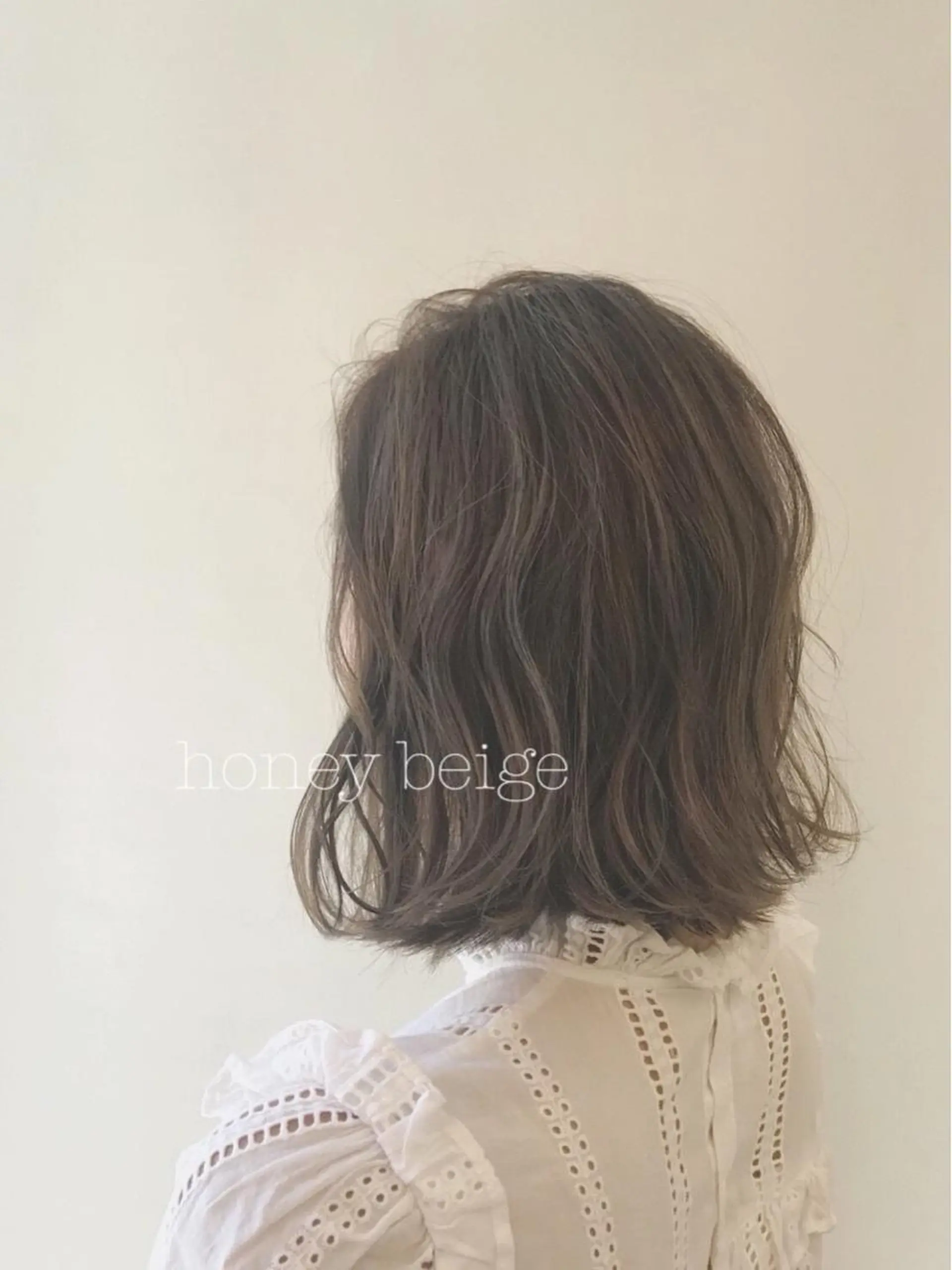 ミディアム カラー カット ヘアカラー トリートメント ぱつっとボブ/ 小野あかねのその他イメージ