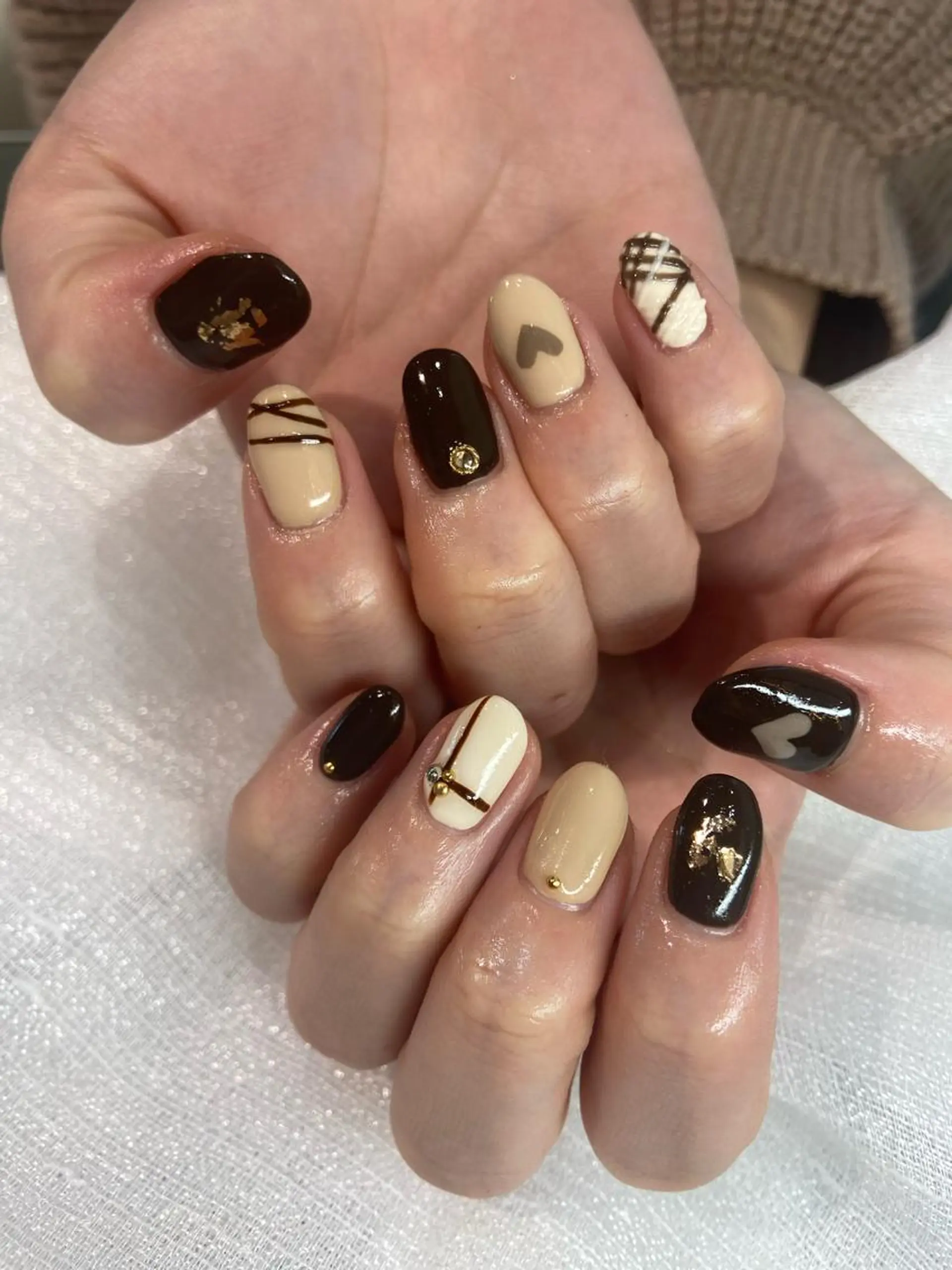 ネイル バレンタイン 🧸プルエクステ❤︎ ネイルKAO🧸のヘアスタイル