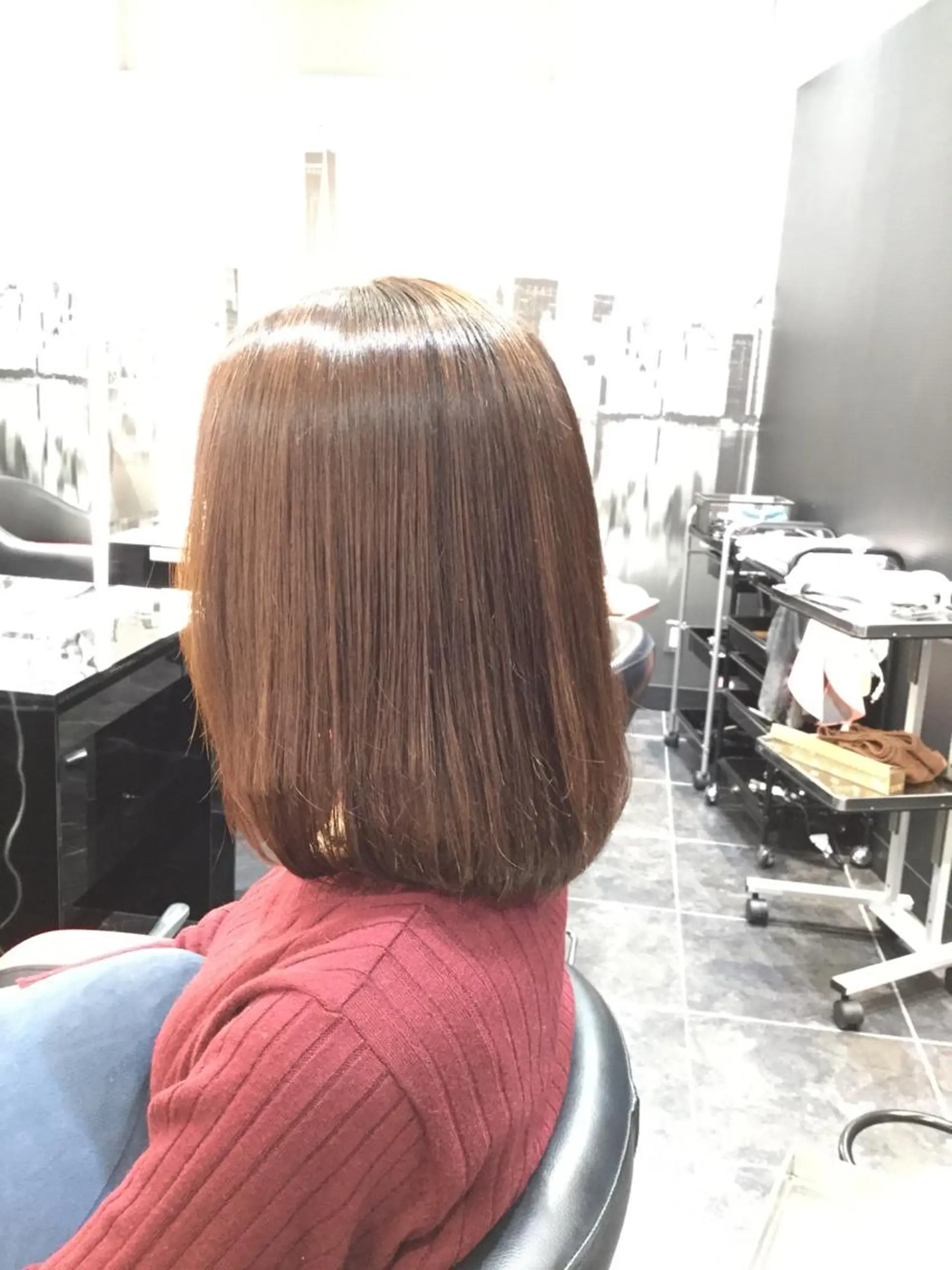 ミディアム カラー Annon プライベートサロンのヘアスタイル