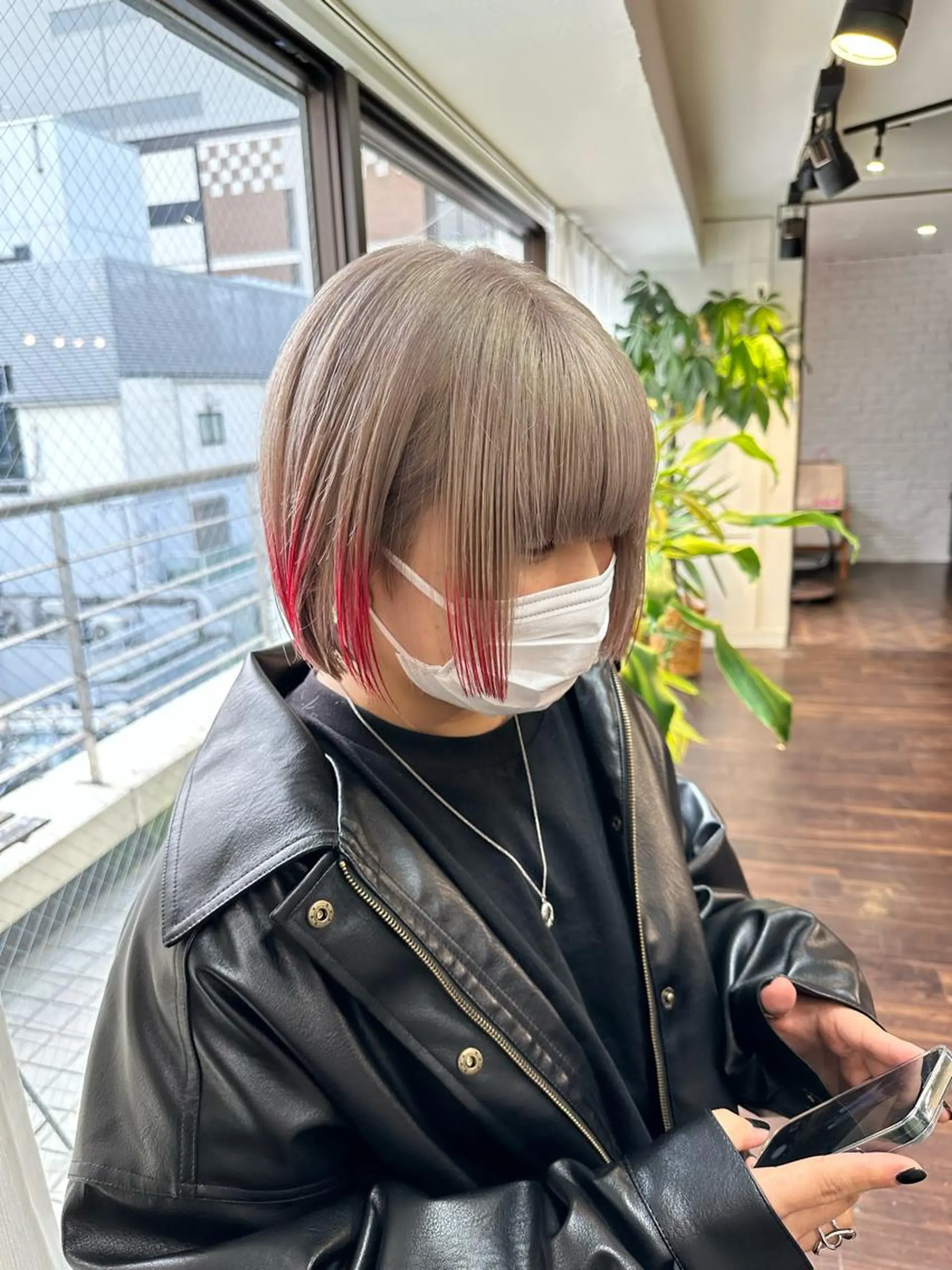 ショート カラー カット ヘアカラー トリートメント ワンホンヘア ケラチン/Kaitoのヘアスタイル