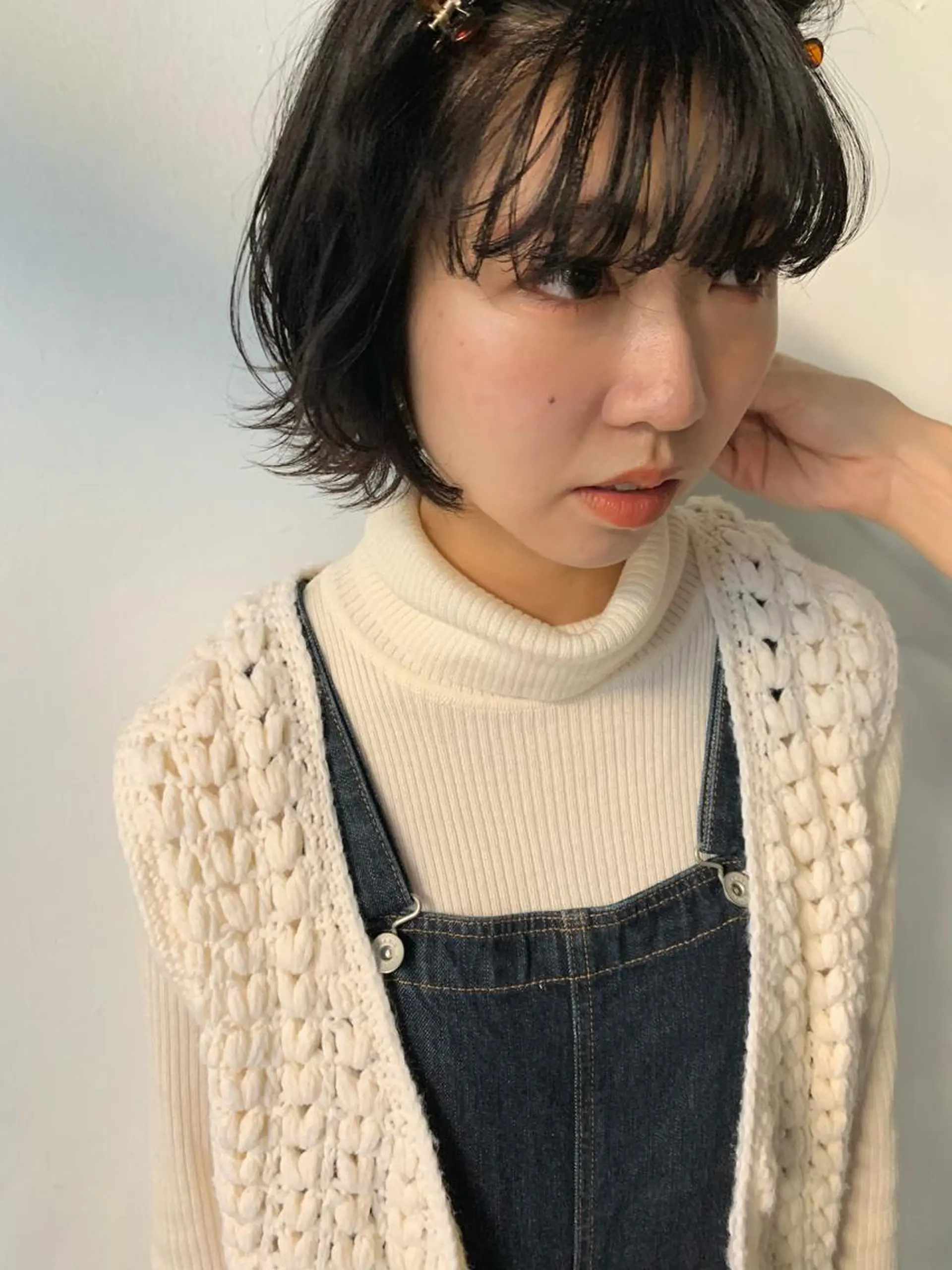 ショート カラー パーマ 西山 紗耶香🪽 透明感カラー/ボブのヘアスタイル