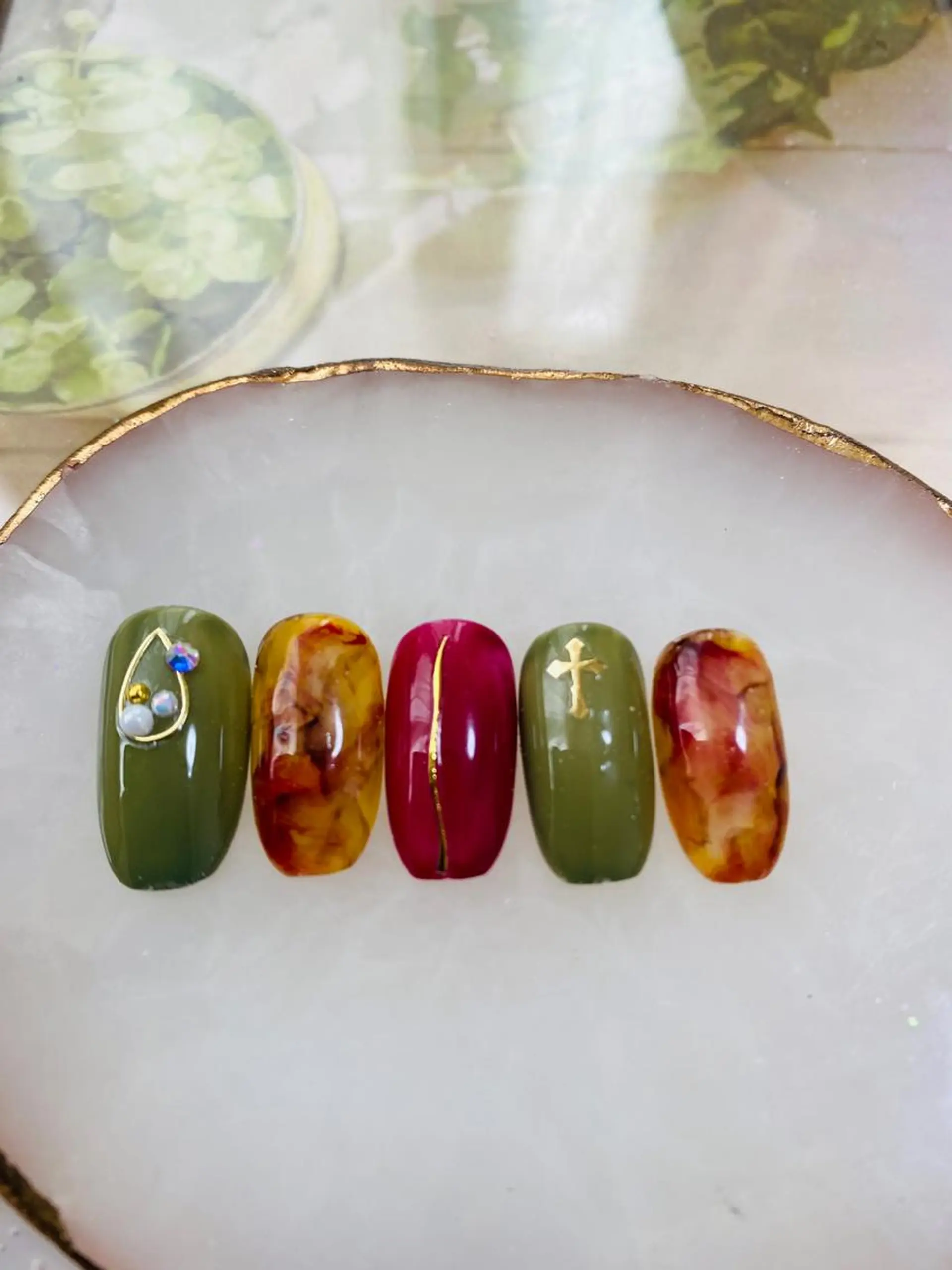 ネイル 自宅ネイルサロン ♦️nuance♦️のネイルデザイン