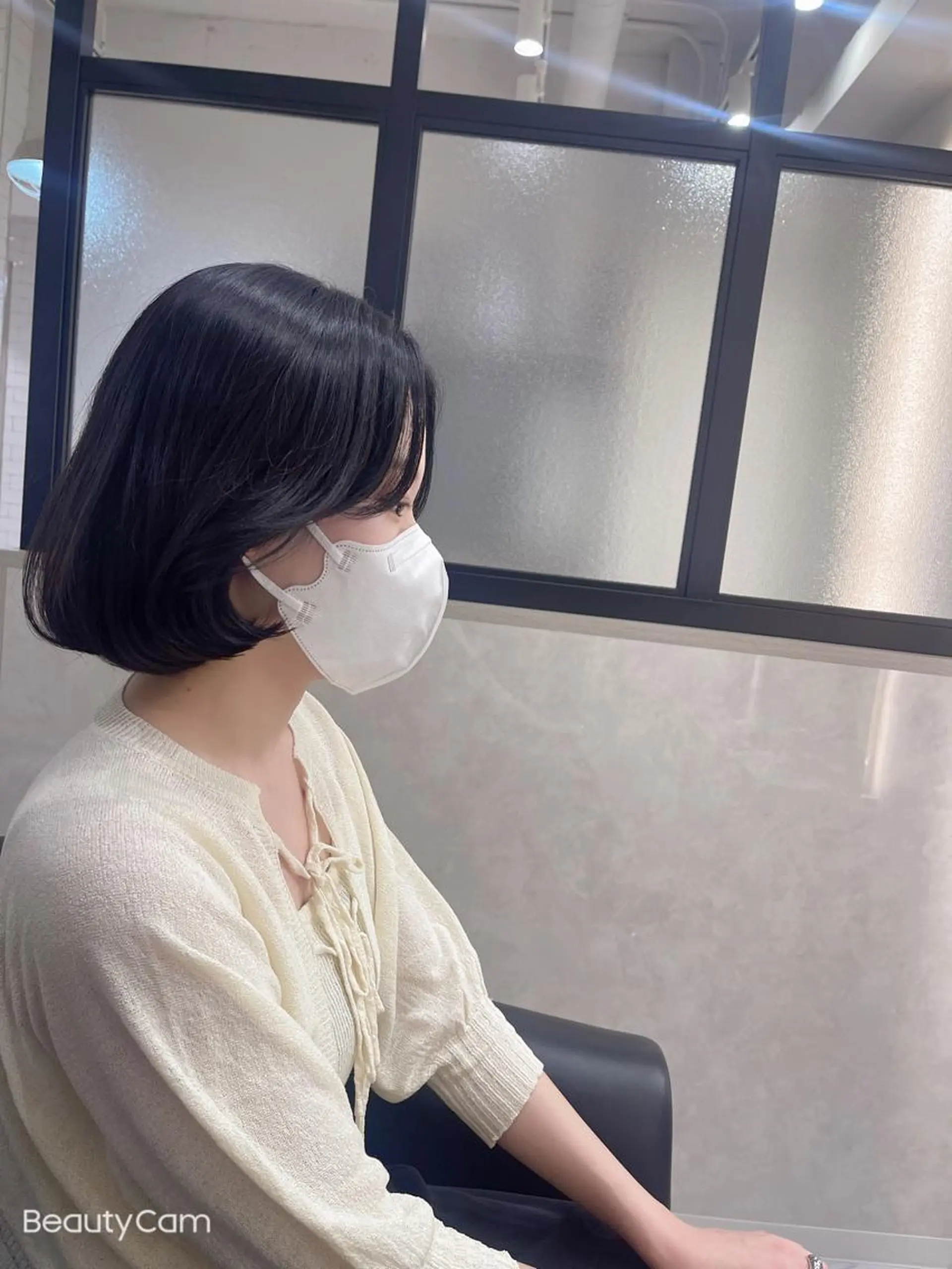 ミディアム カラー カット ヘアカラー トリートメント &chaLme   心斎橋所属・emi/髪質改善/ 韓国風/艶カラーのヘアスタイル