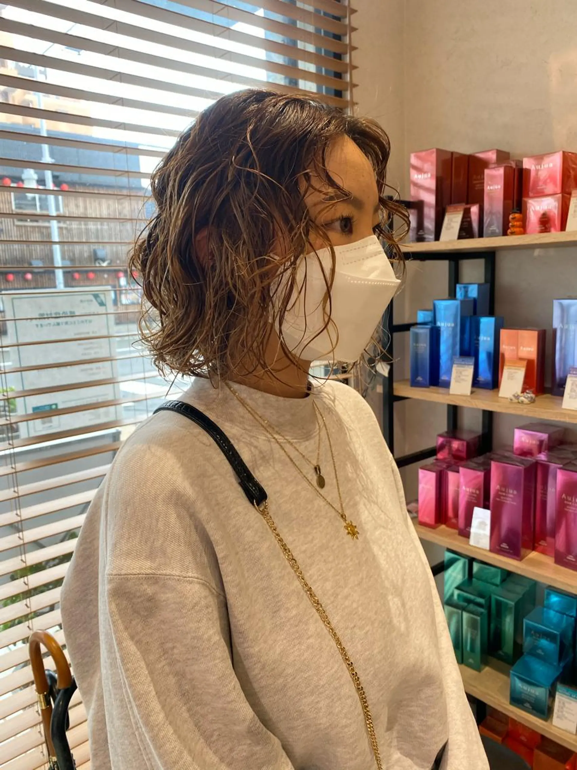 ショート パーマ ヘアアレンジ パーマ パーマ指名No1 /namiのヘアスタイル