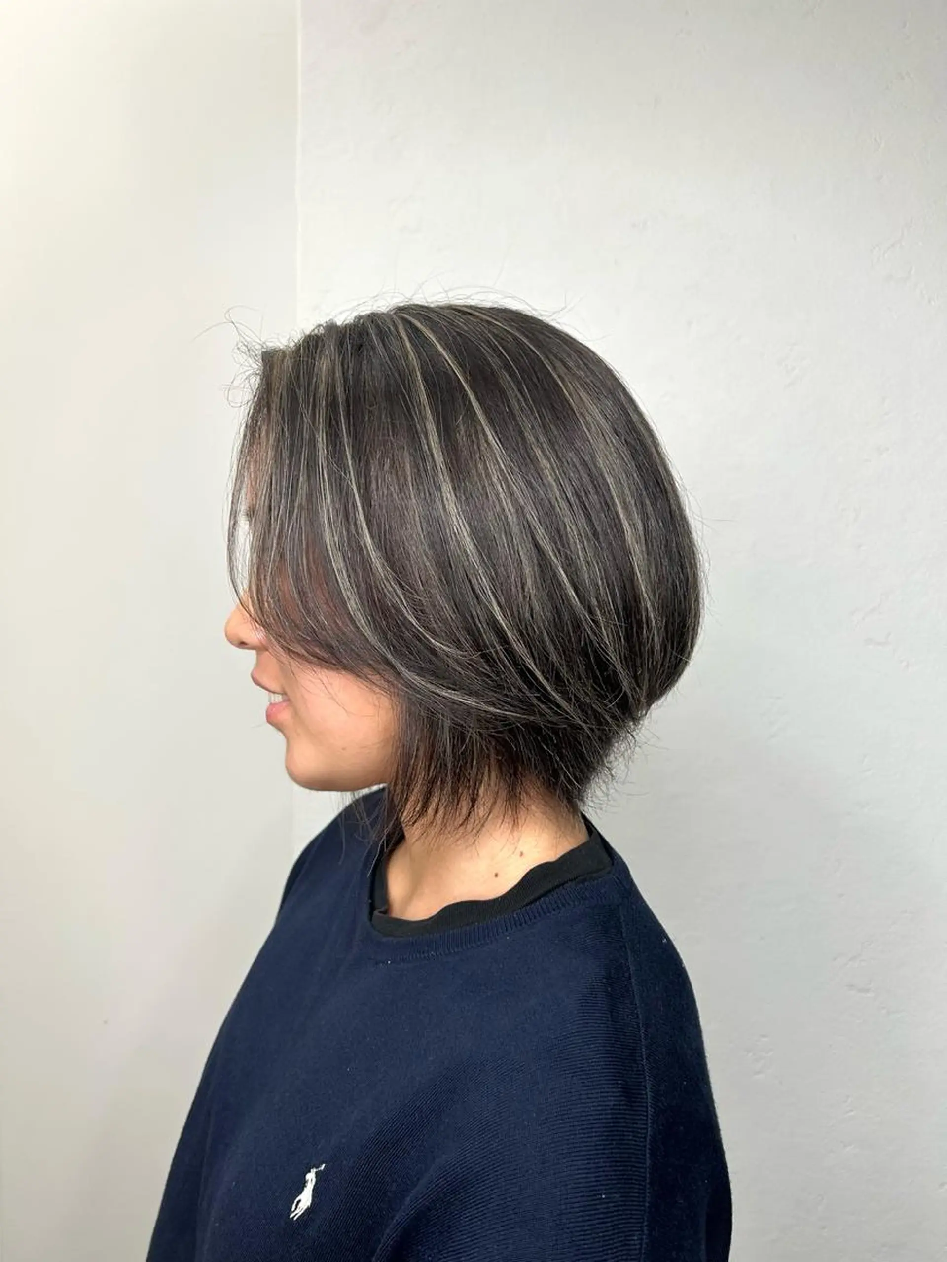 カラー 莉乃/縮毛矯正/髪質 改善/艶カラーのヘアスタイル