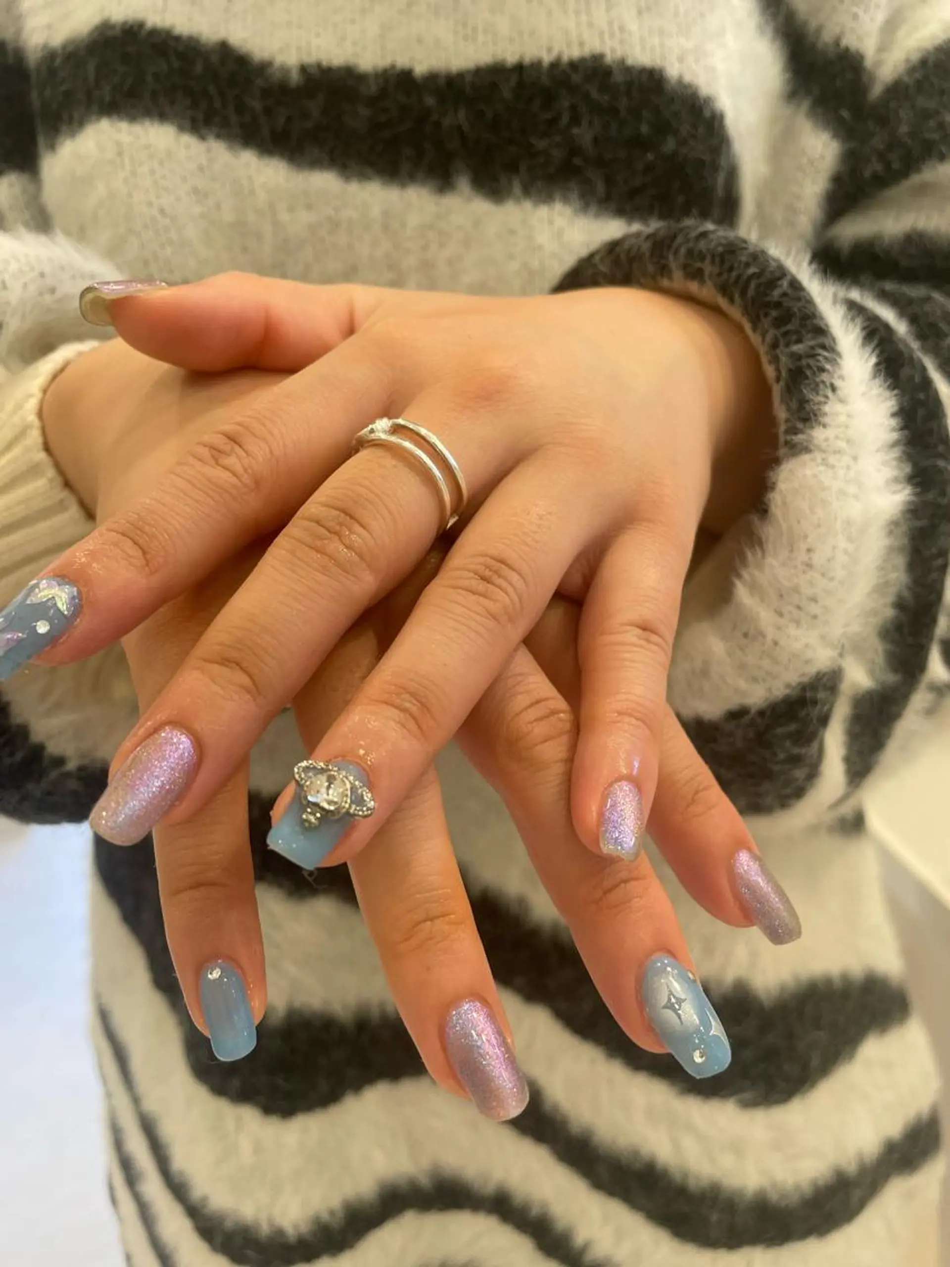 ネイル 束感まつ毛/ネイル/ LED♥KIRARAのマツエク・マツパデザイン