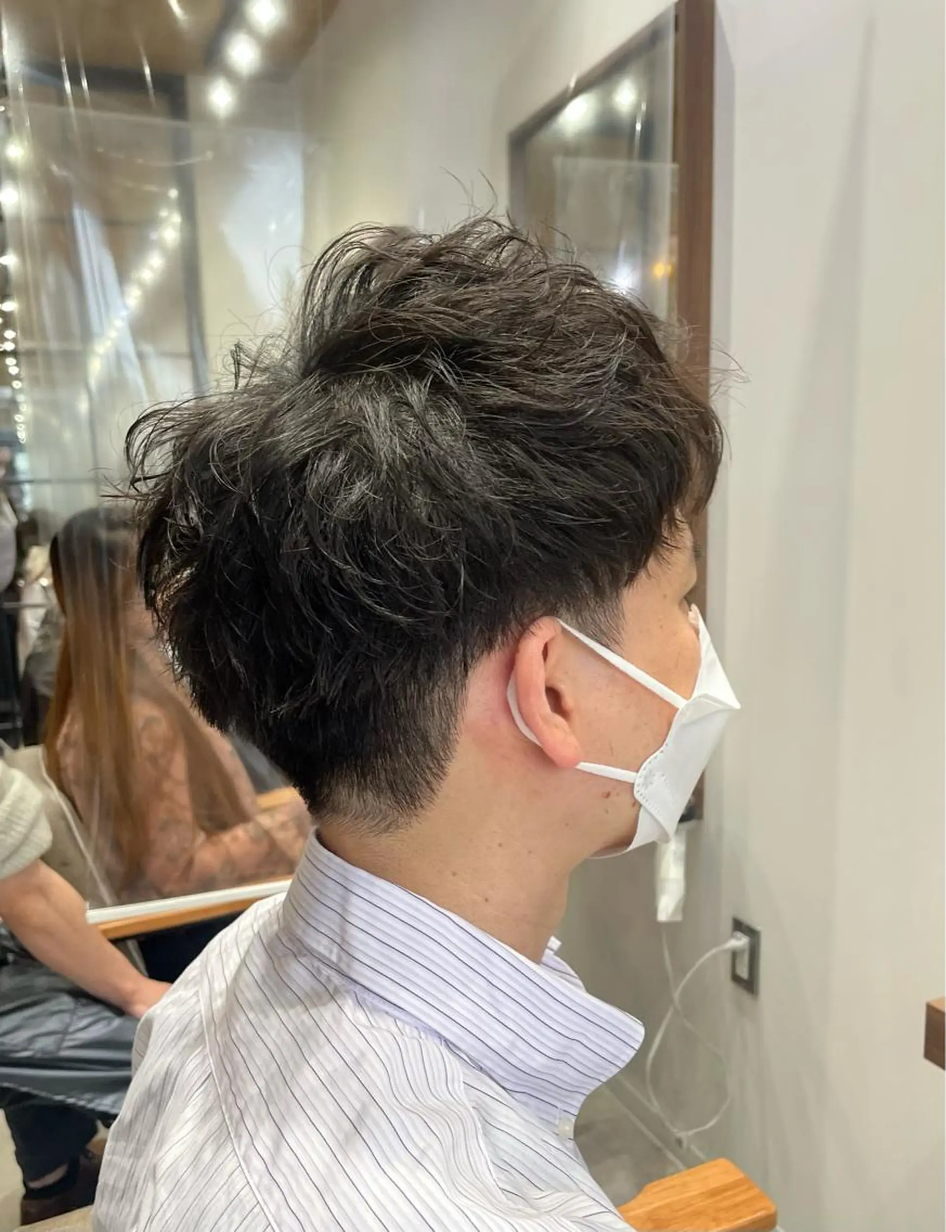 メンズ 韓国カット/透明感 Re.Labo岡本のヘアスタイル