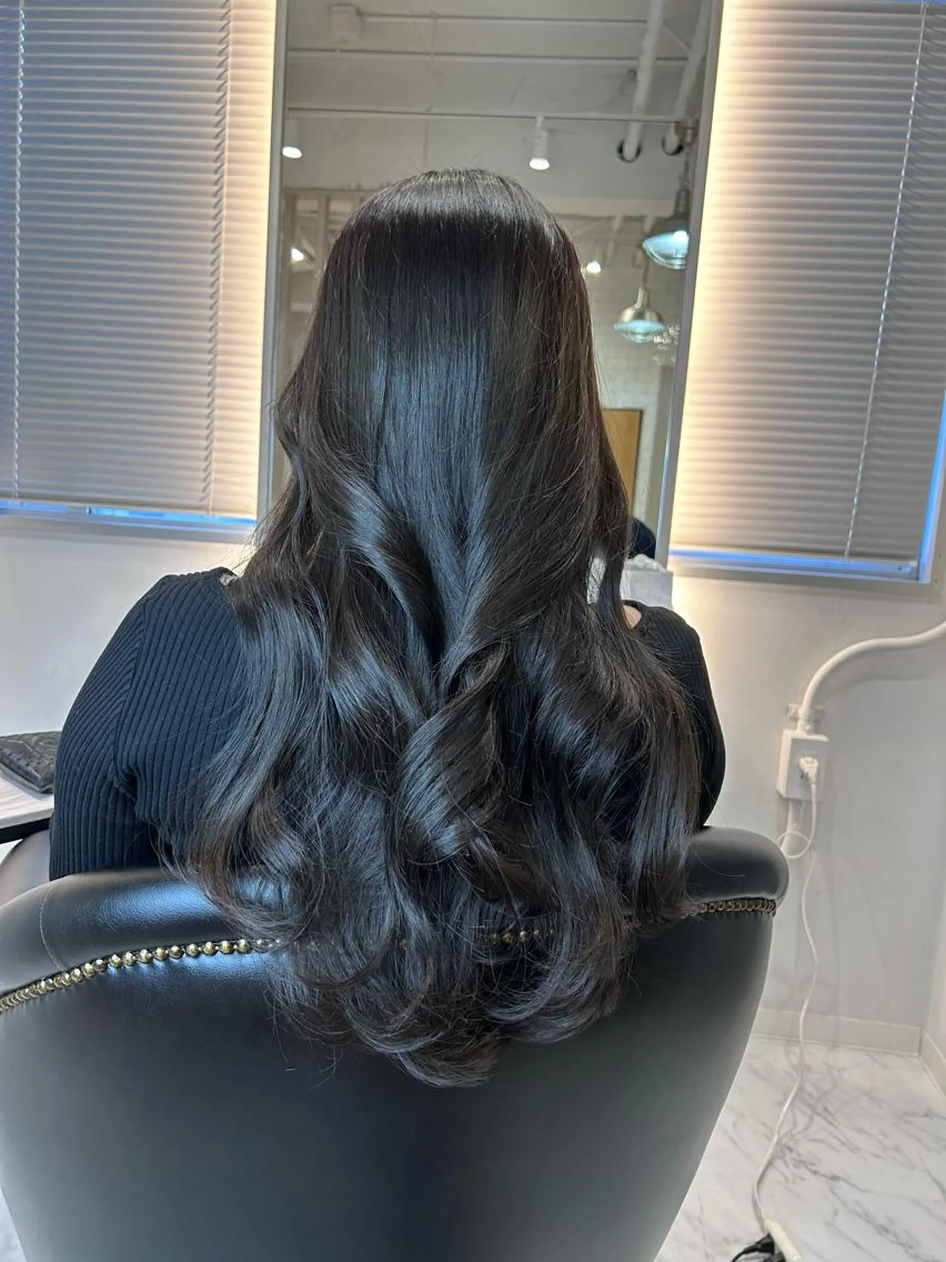 ロング カラー カット ヘアカラー トリートメント &chaLme   心斎橋所属・emi/髪質改善/ 韓国風/艶カラーのヘアスタイル