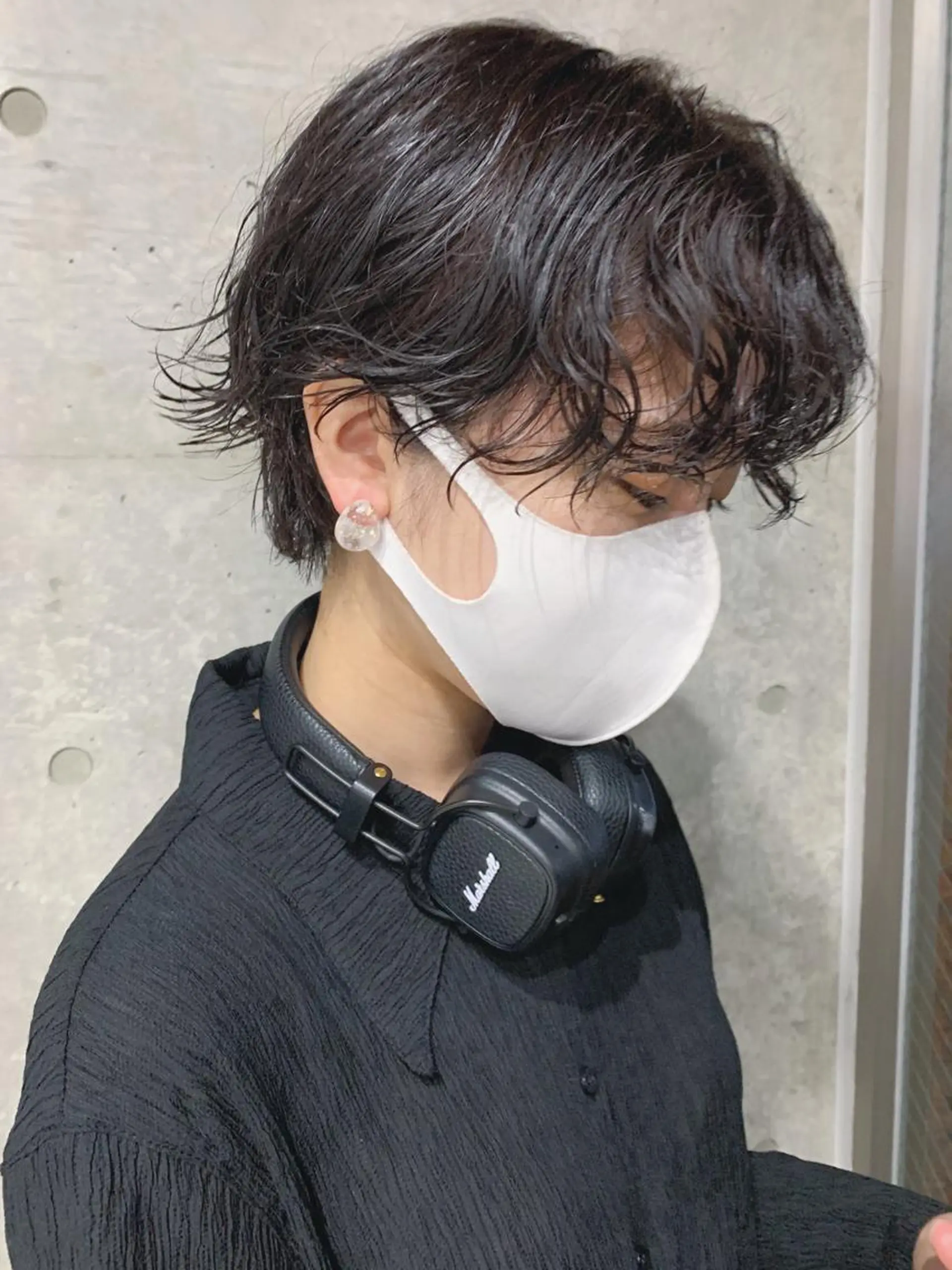 ショート パーマ ボブパーマコテ巻き風 パーマNo1深江秀平のヘアスタイル