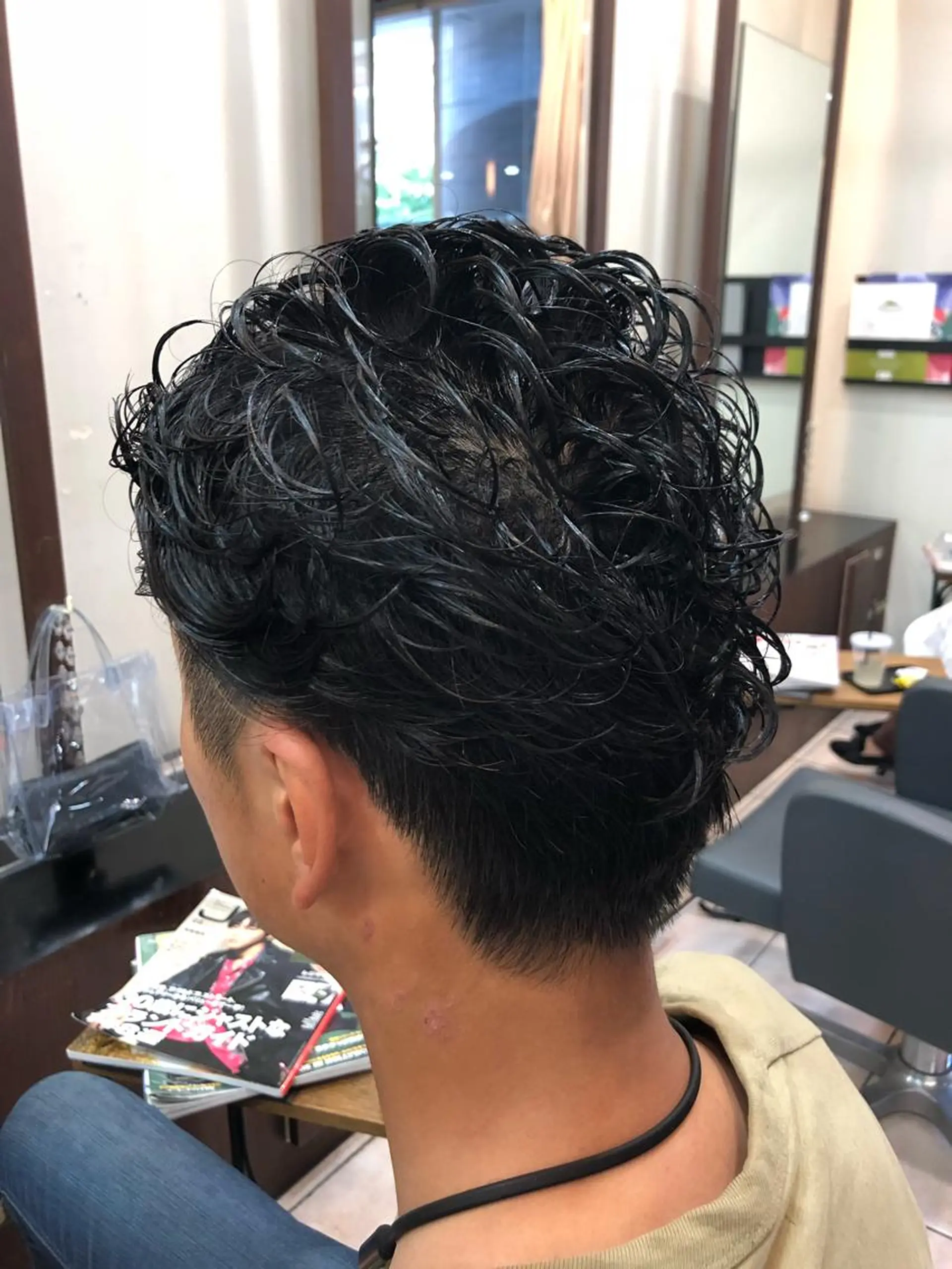 パーマ メンズ メンズパーマ カット パーマ トリートメント SHAFT Ieiriのヘアスタイル