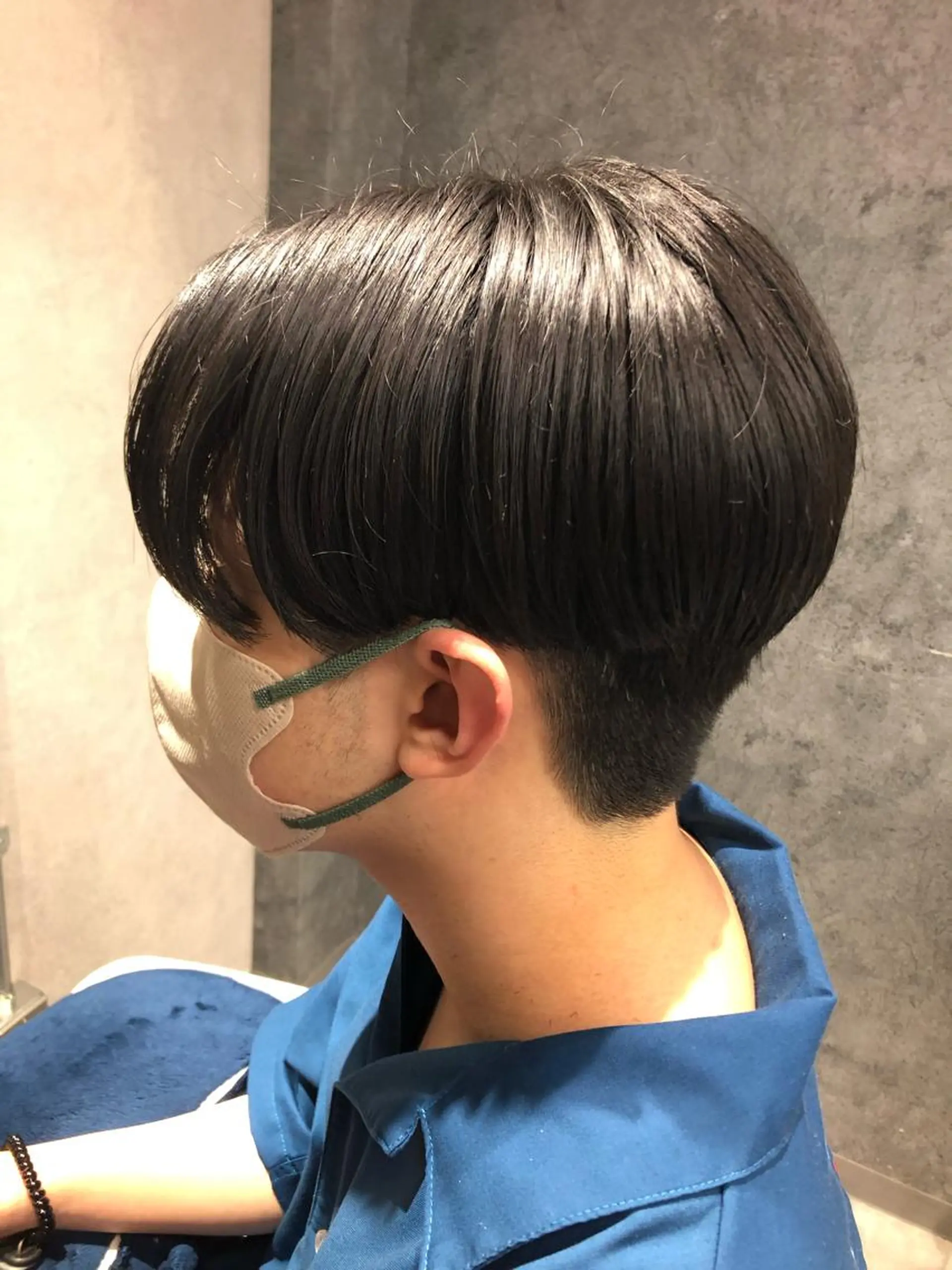 メンズ センターパート ツーブロック カット Noy所属・Noyヨシモト ヒロトのヘアスタイル