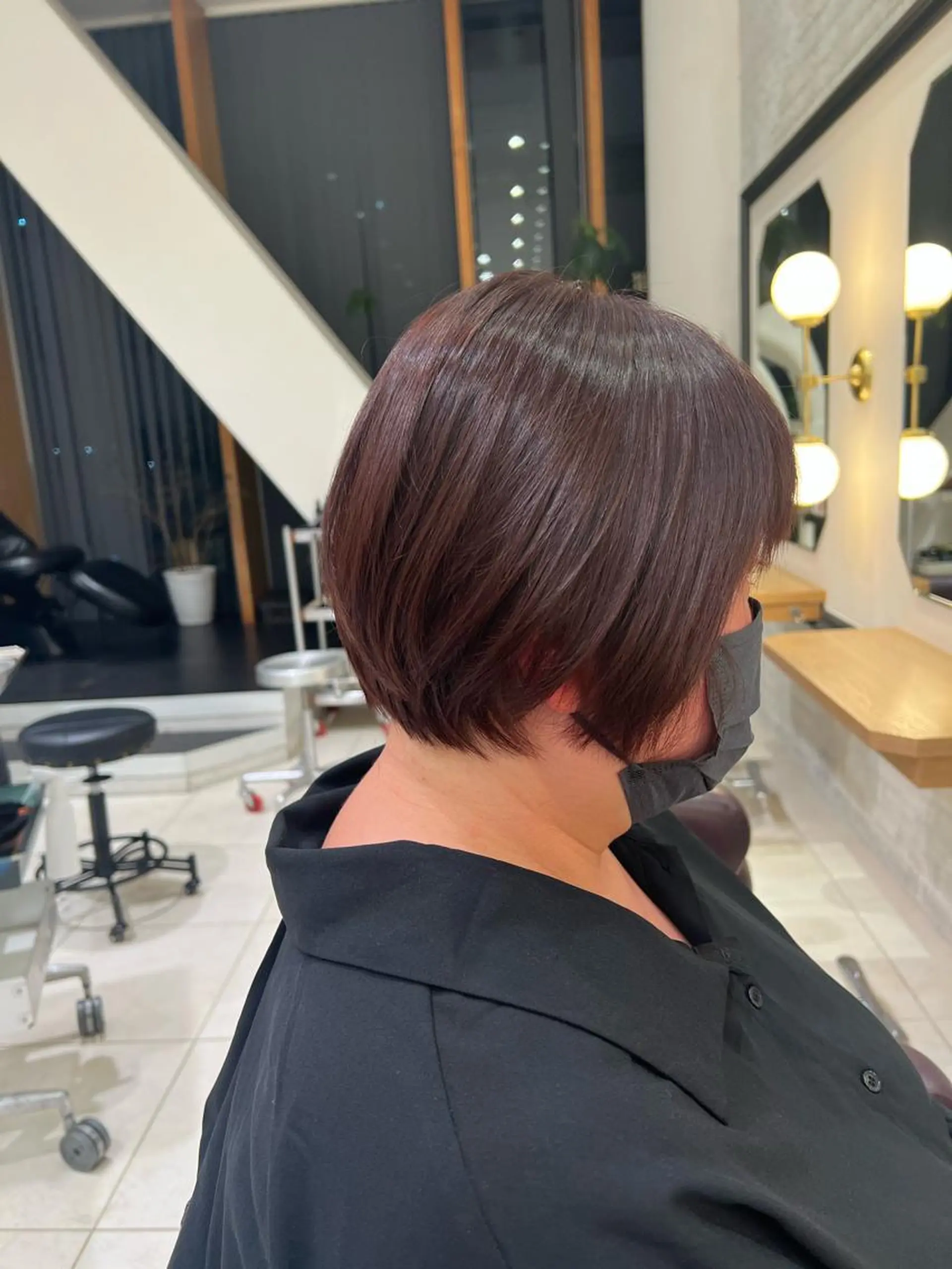 ショート 原田 紗莉奈のヘアスタイル