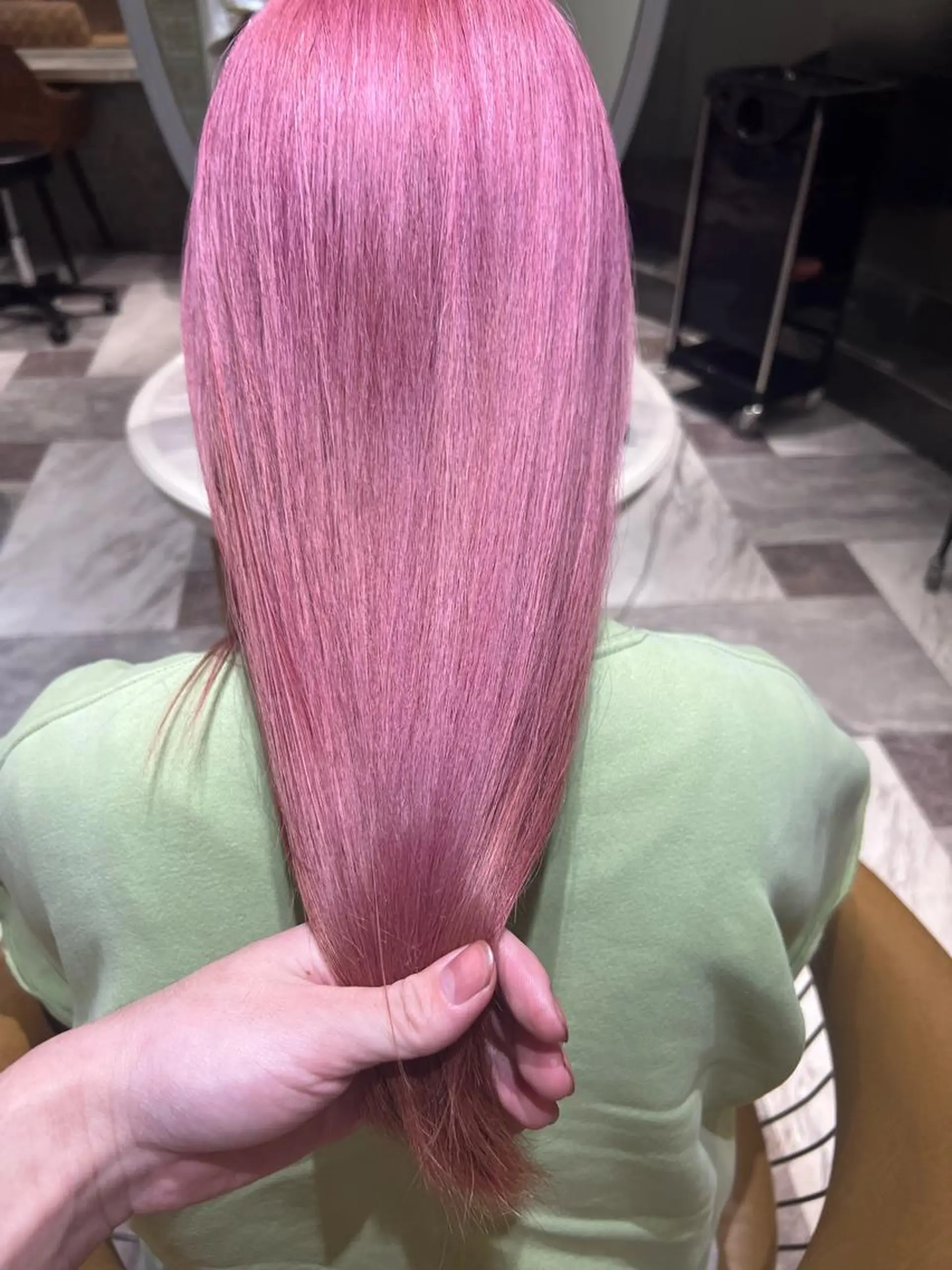 ロング ヘアカラー トリートメント 透明感カラー/カット 髪質改善/森栄範のヘアスタイル