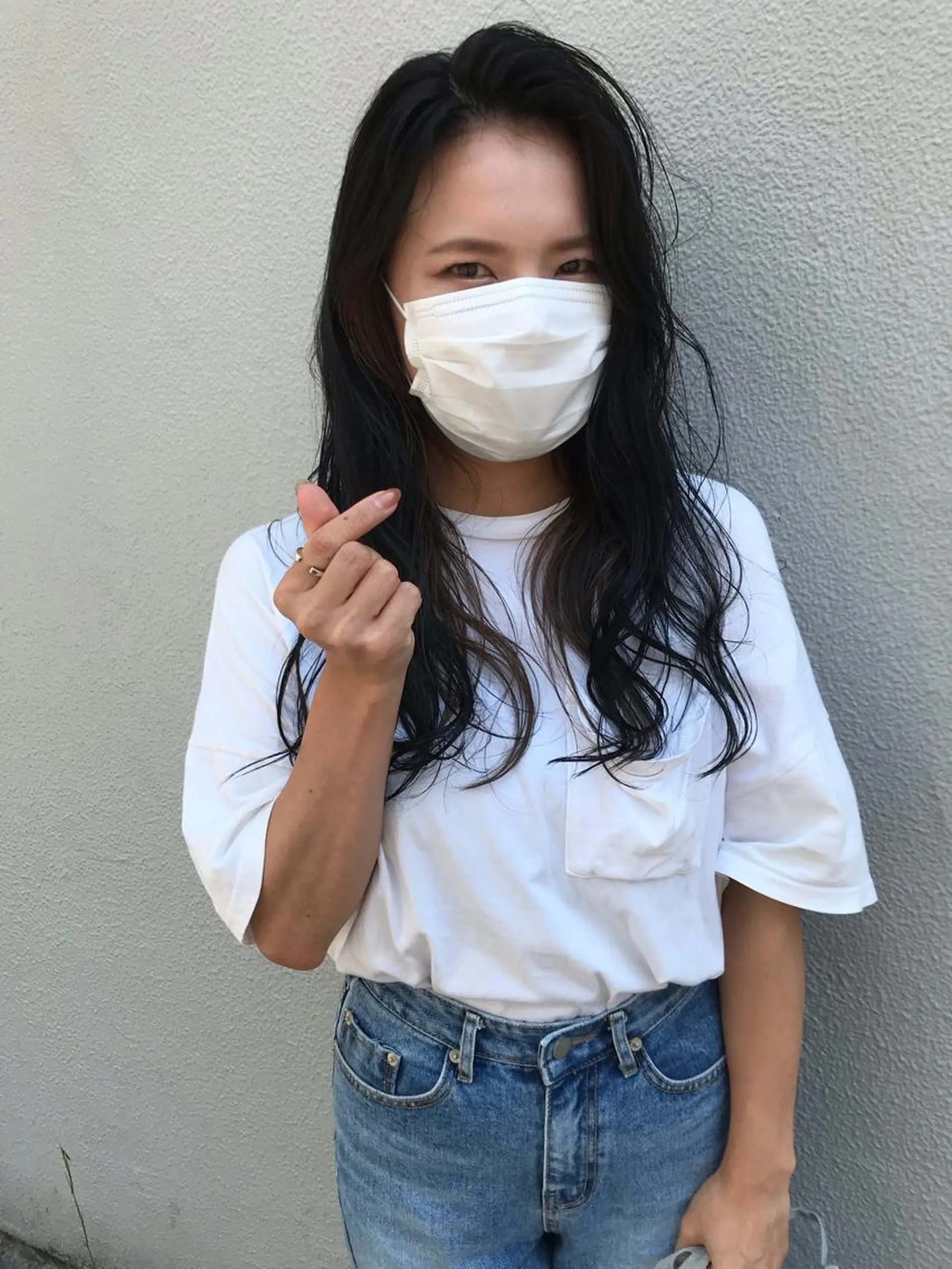 ロング カット ヘアカラー トリートメント さの あやねのヘアスタイル