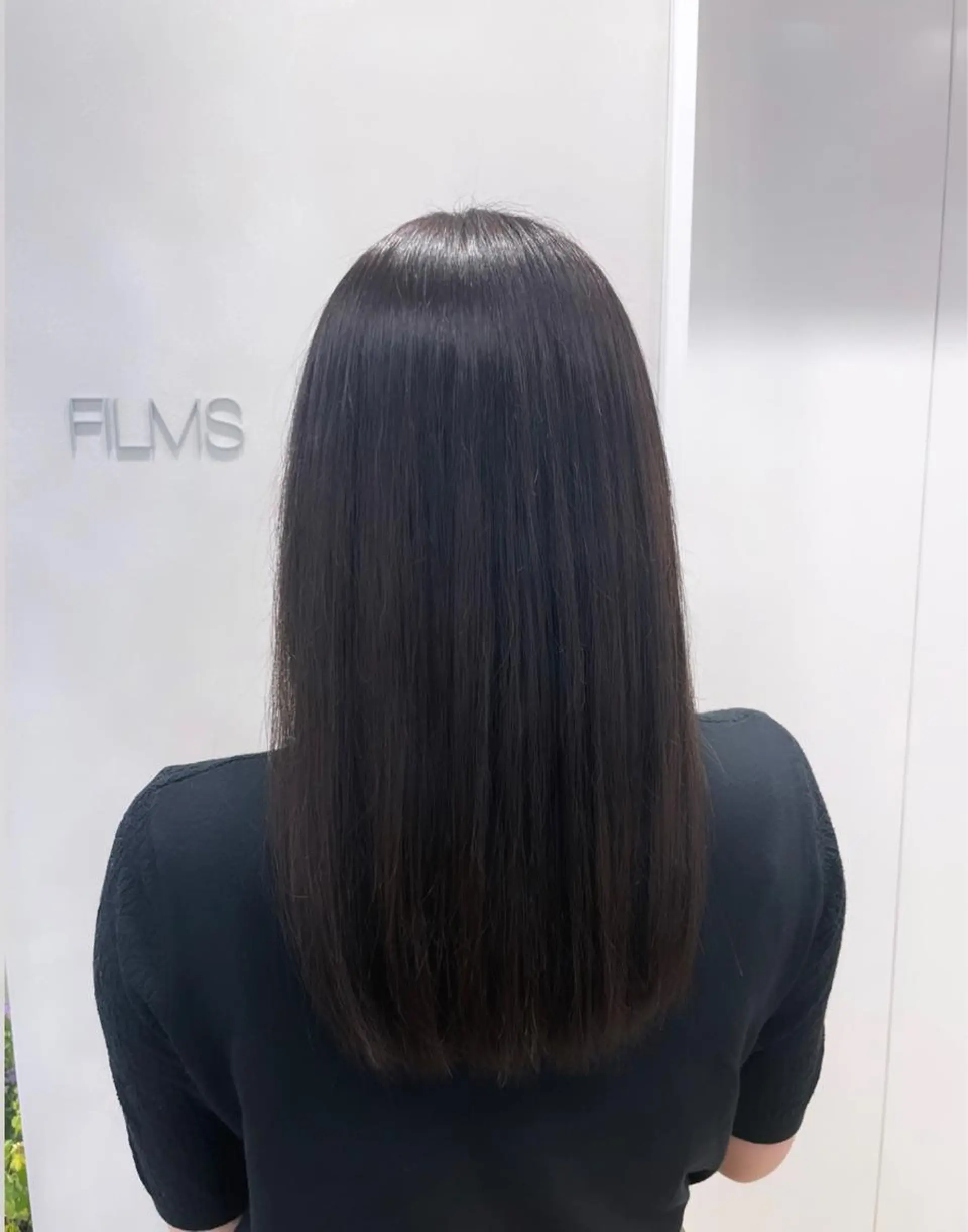 ミディアム 縮毛矯正 レイヤーカット Kinoのヘアスタイル