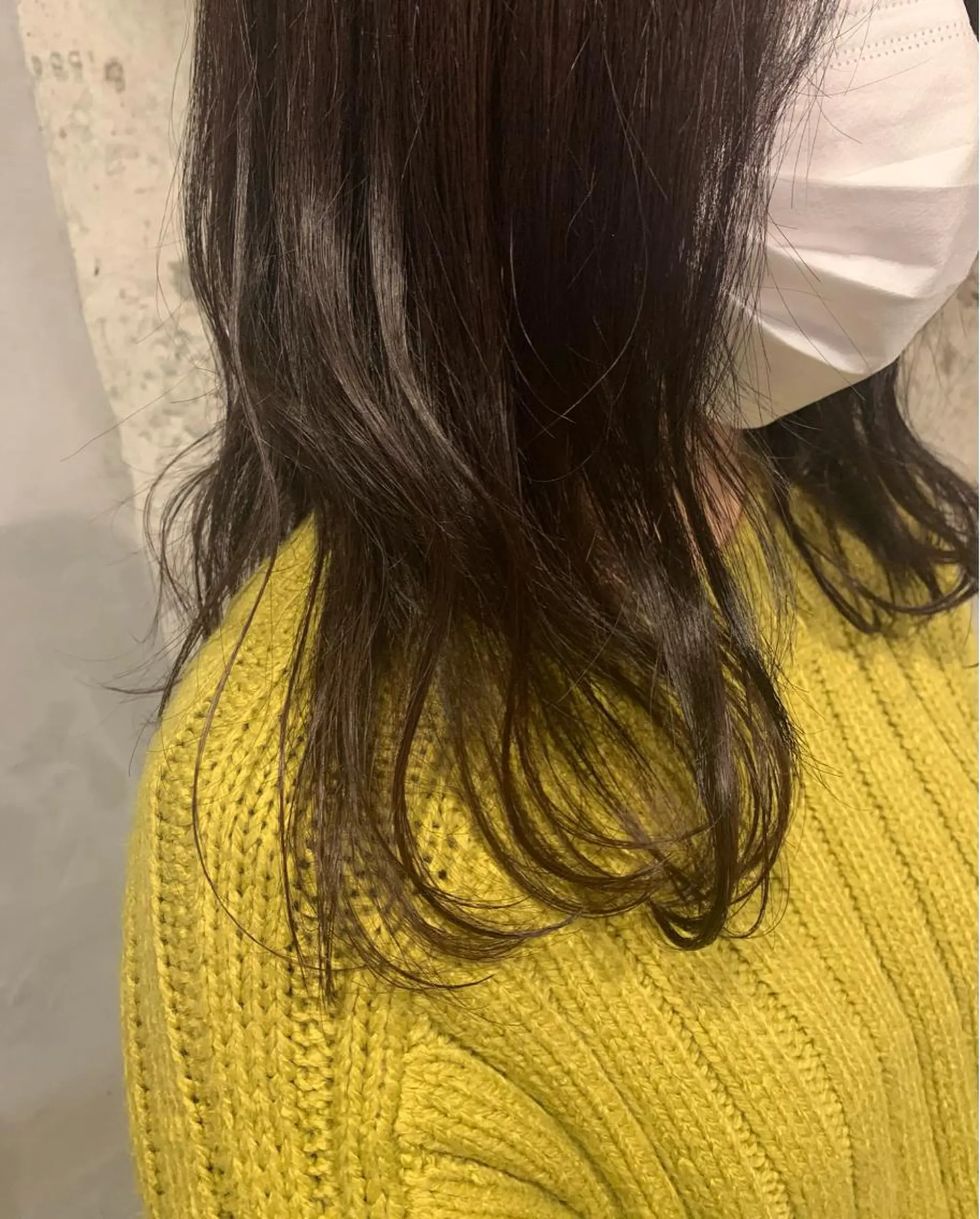 セミロング Asti blanche所属・ブリーチなしWカラー /地毛風/小林凪沙のヘアスタイル