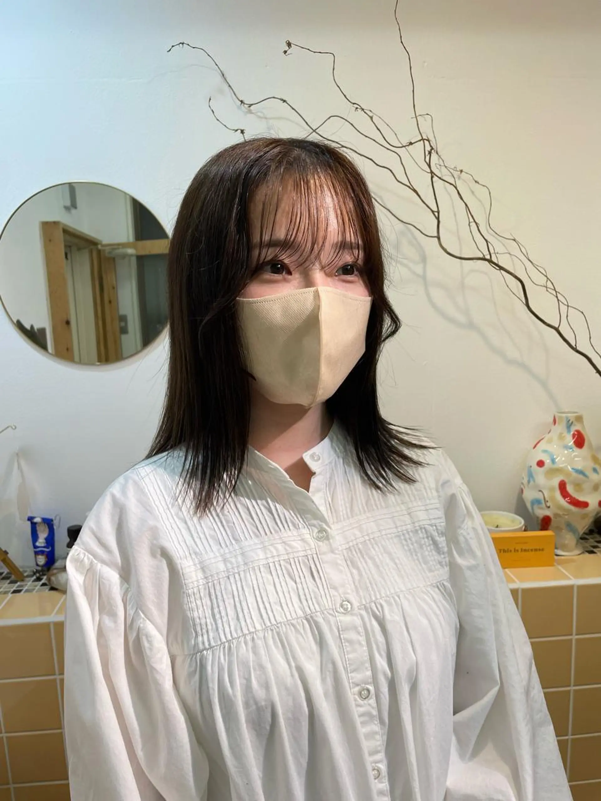 カラー sakura🌸 レイヤー/韓国ヘアのヘアスタイル