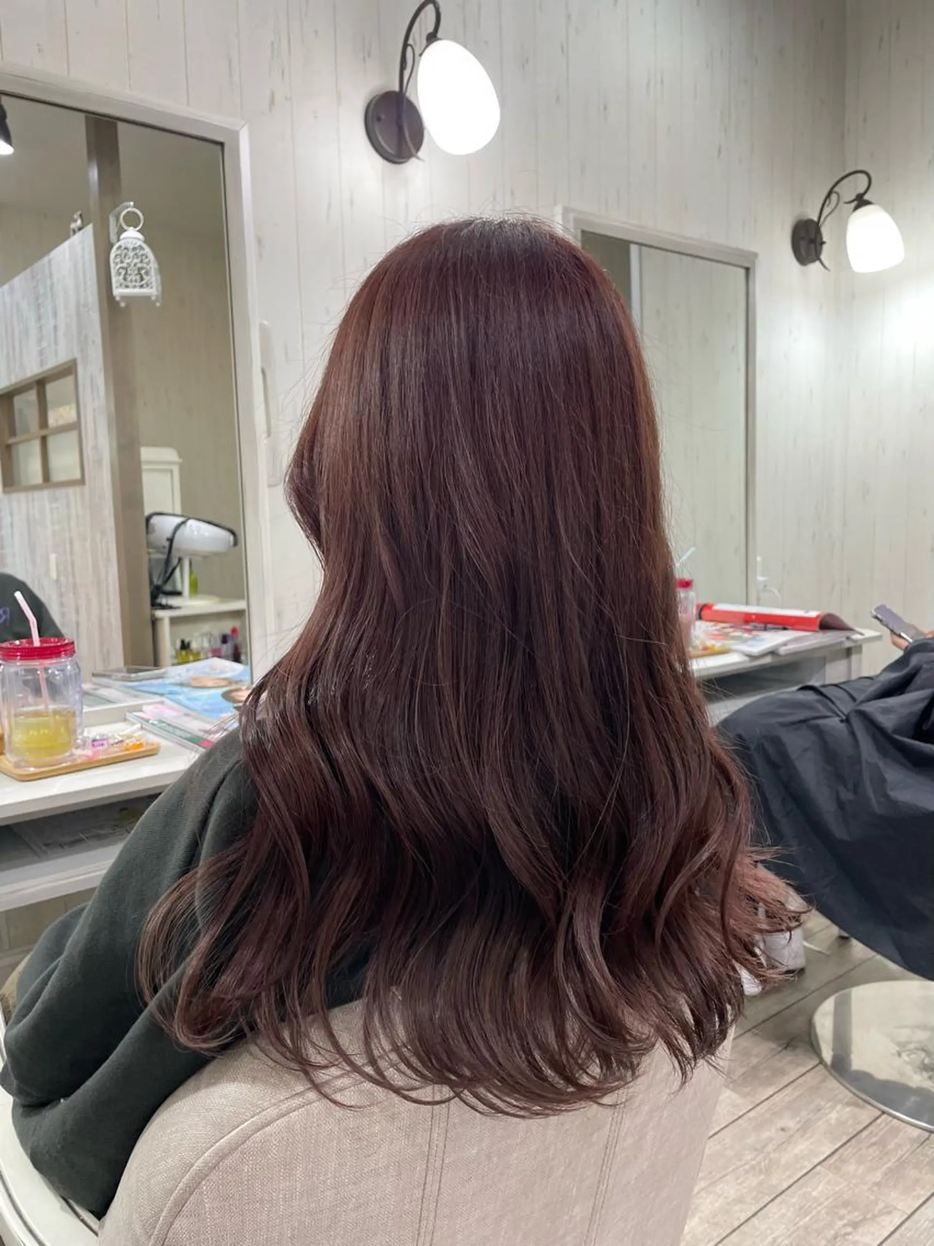 ロング ヘアカラー トリートメント ネモトメイナ🌿‬ 今月末で退職しますのヘアスタイル