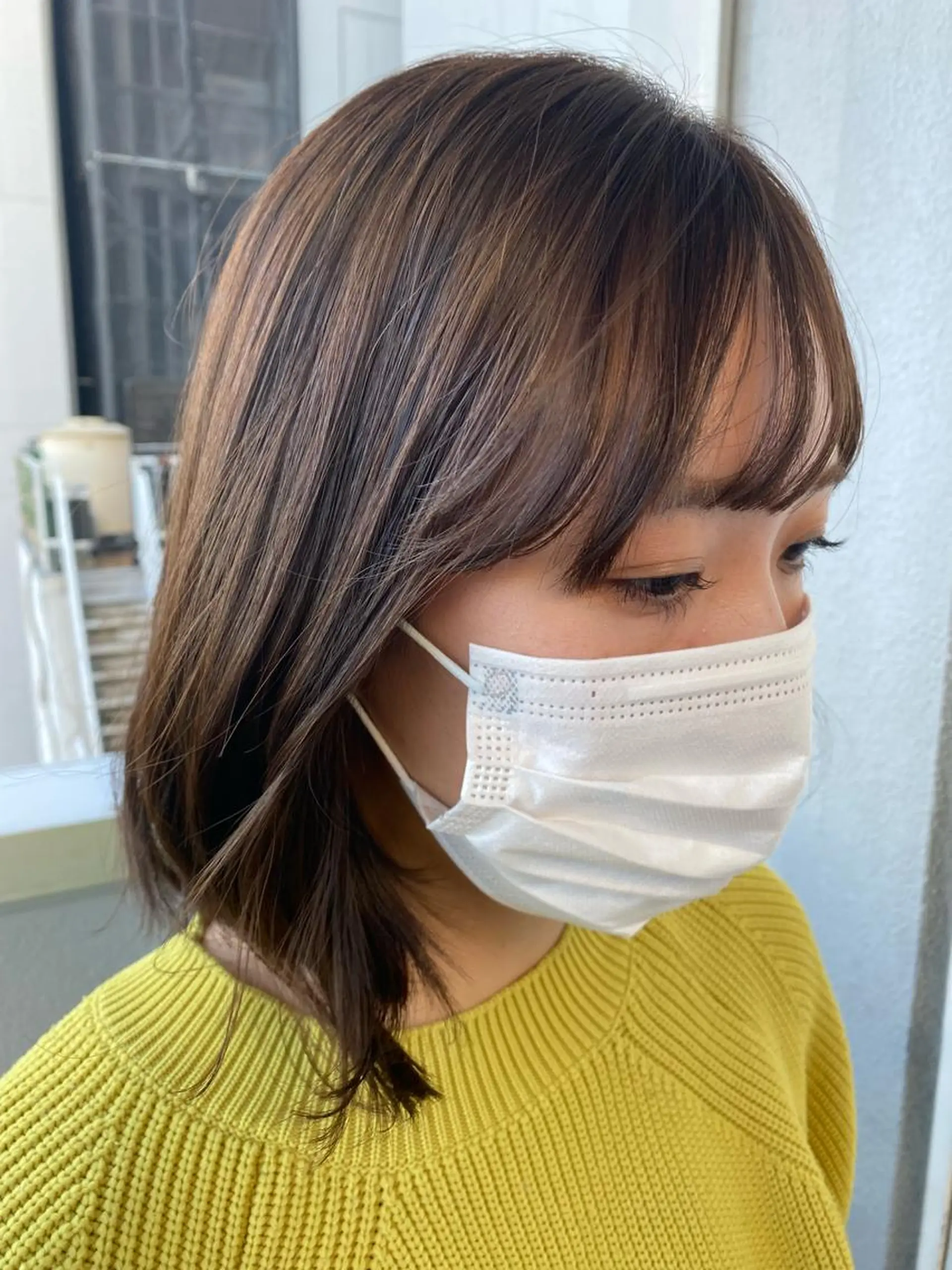 ミディアム ヘアカラー トリートメント GINZARay2 風本朱里🐥のヘアスタイル