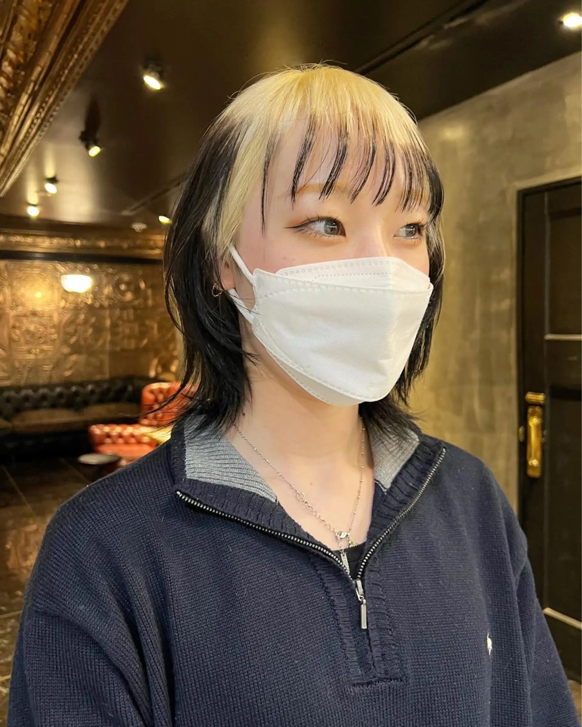 セミロング カラー カット ヘアカラー haco＋所属・圧倒的デザイン力 店長🎨RENAのヘアスタイル