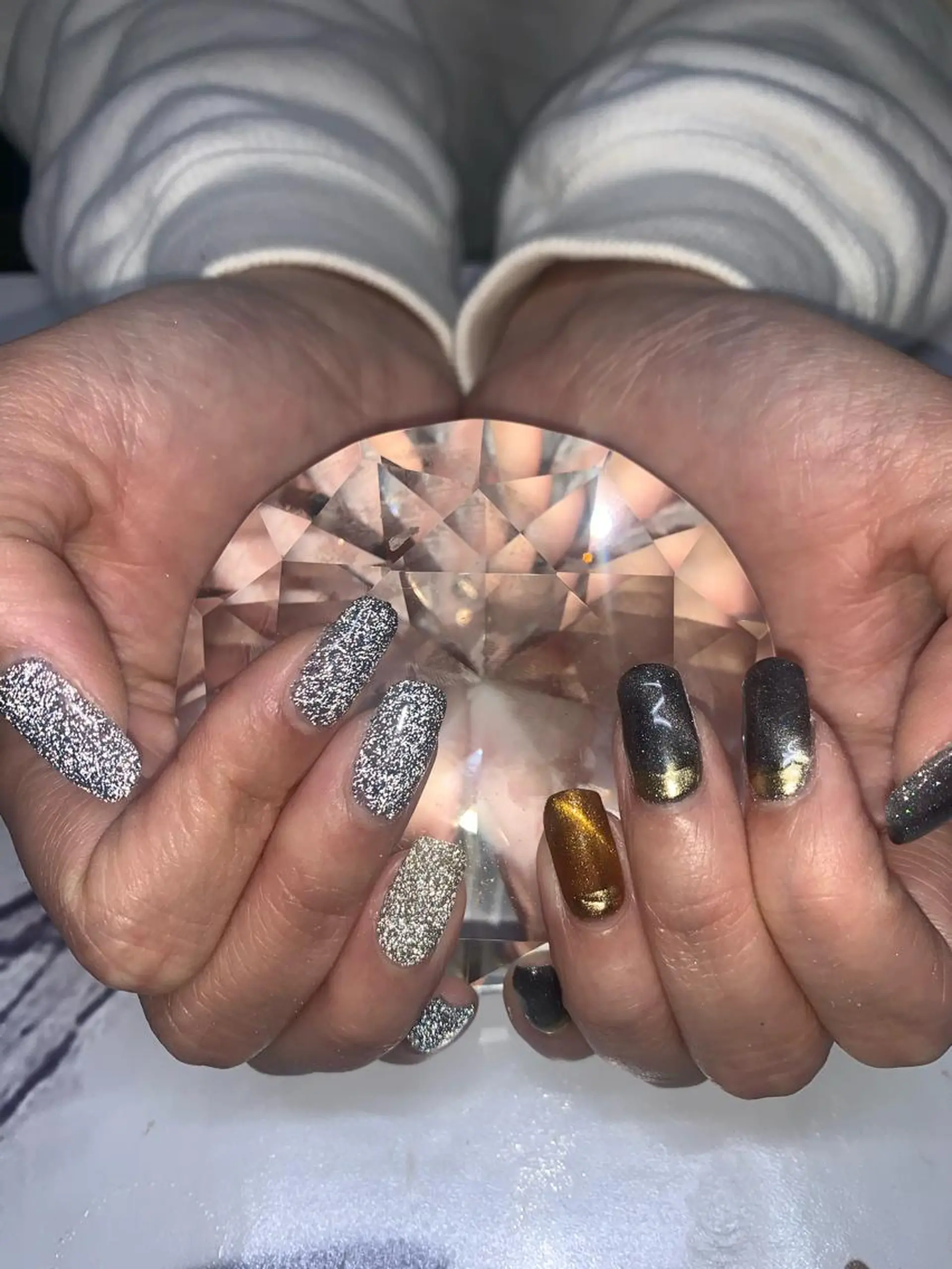 ネイル フラッシュネイル マグネットネイル Guarendo(ガレンドゥ)錦糸町店所属・Gurando 錦糸町店のネイルデザイン