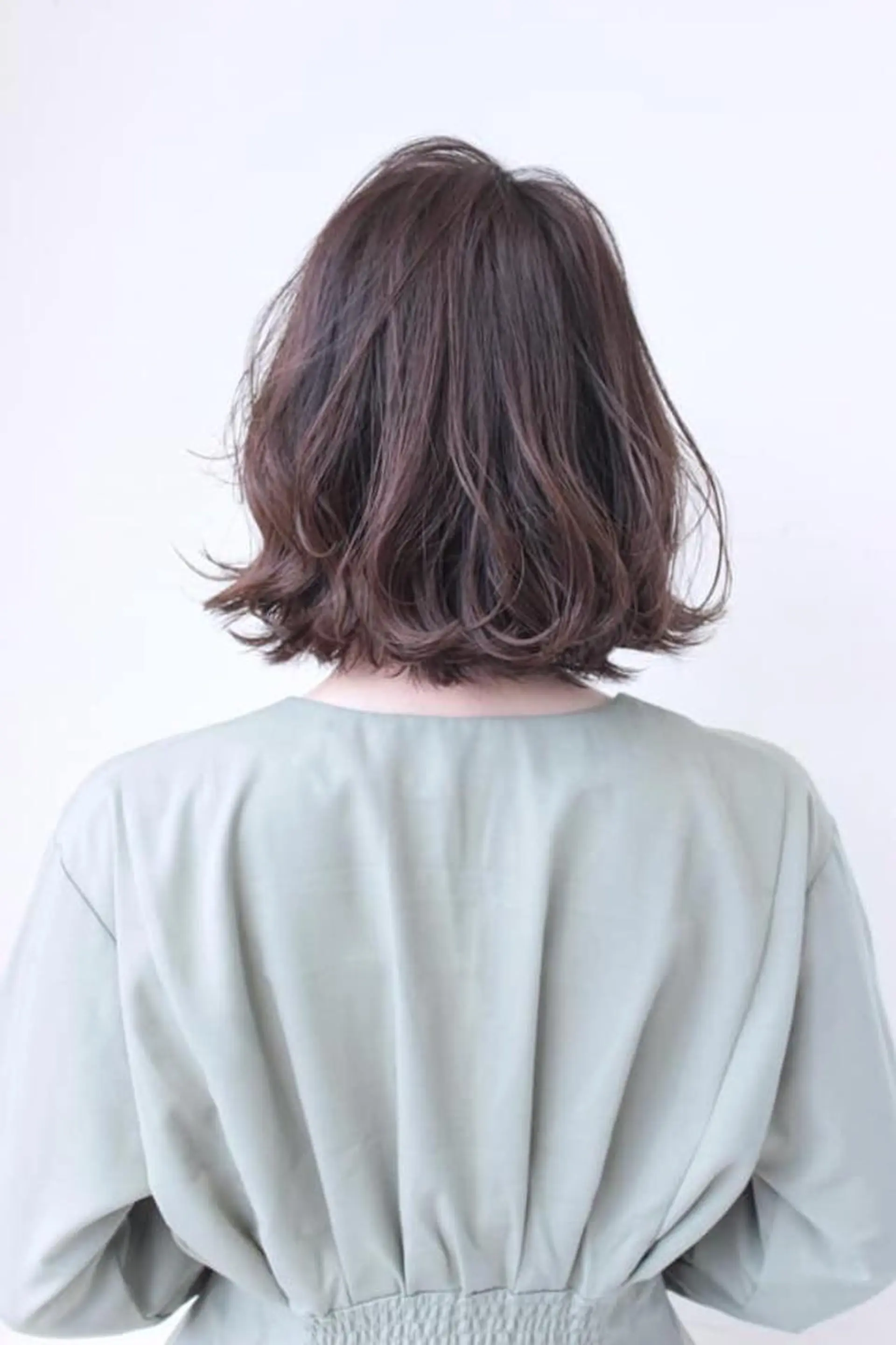 ショート パーマ 白髪ぼかしモデル募集 今村理央奈のヘアスタイル