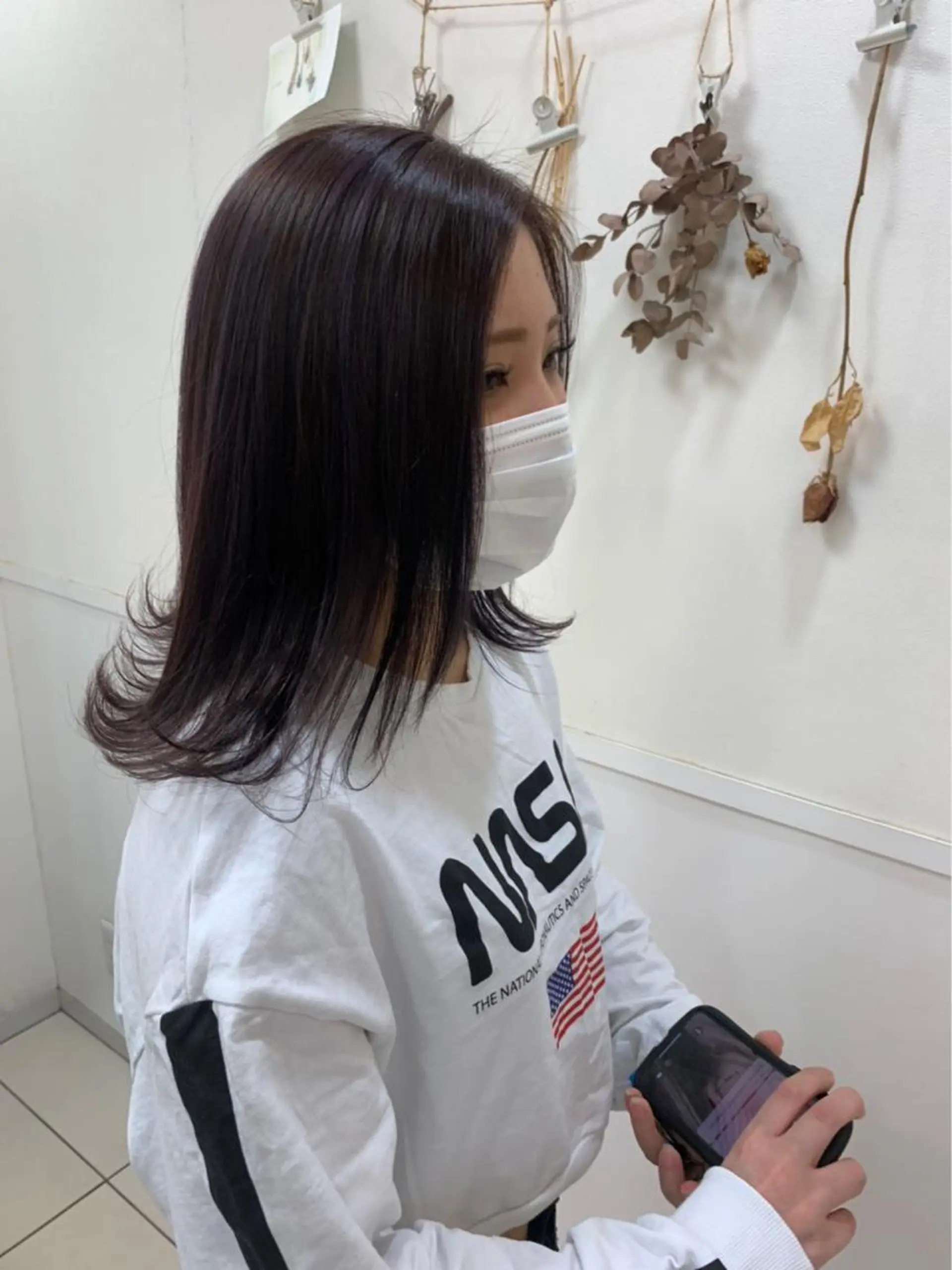 ミディアム カラー ママ美容師まつげ 🤍まき🤍のマツエク・マツパデザイン