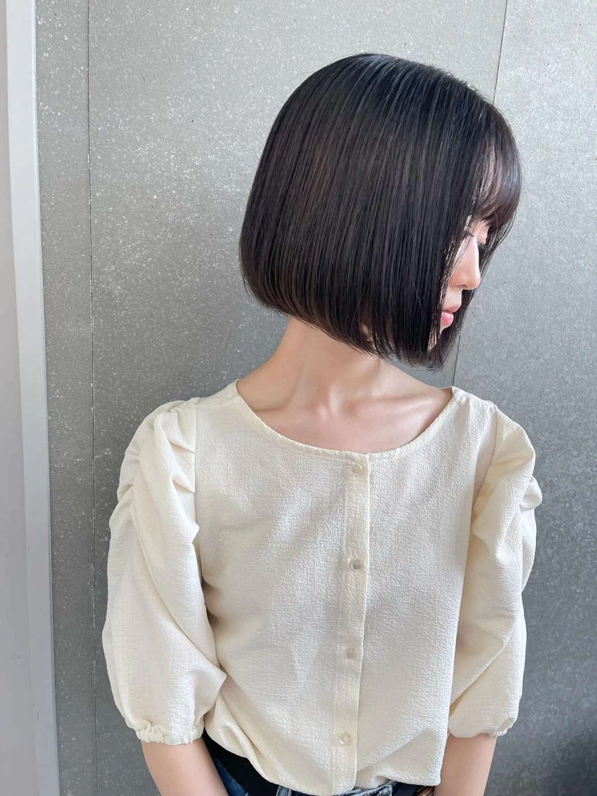 ミディアム カラー パーマ ヘアアレンジ カット トリートメント ヘアセット レイヤー＆カラー 人気美容師倉崎涼のヘアスタイル