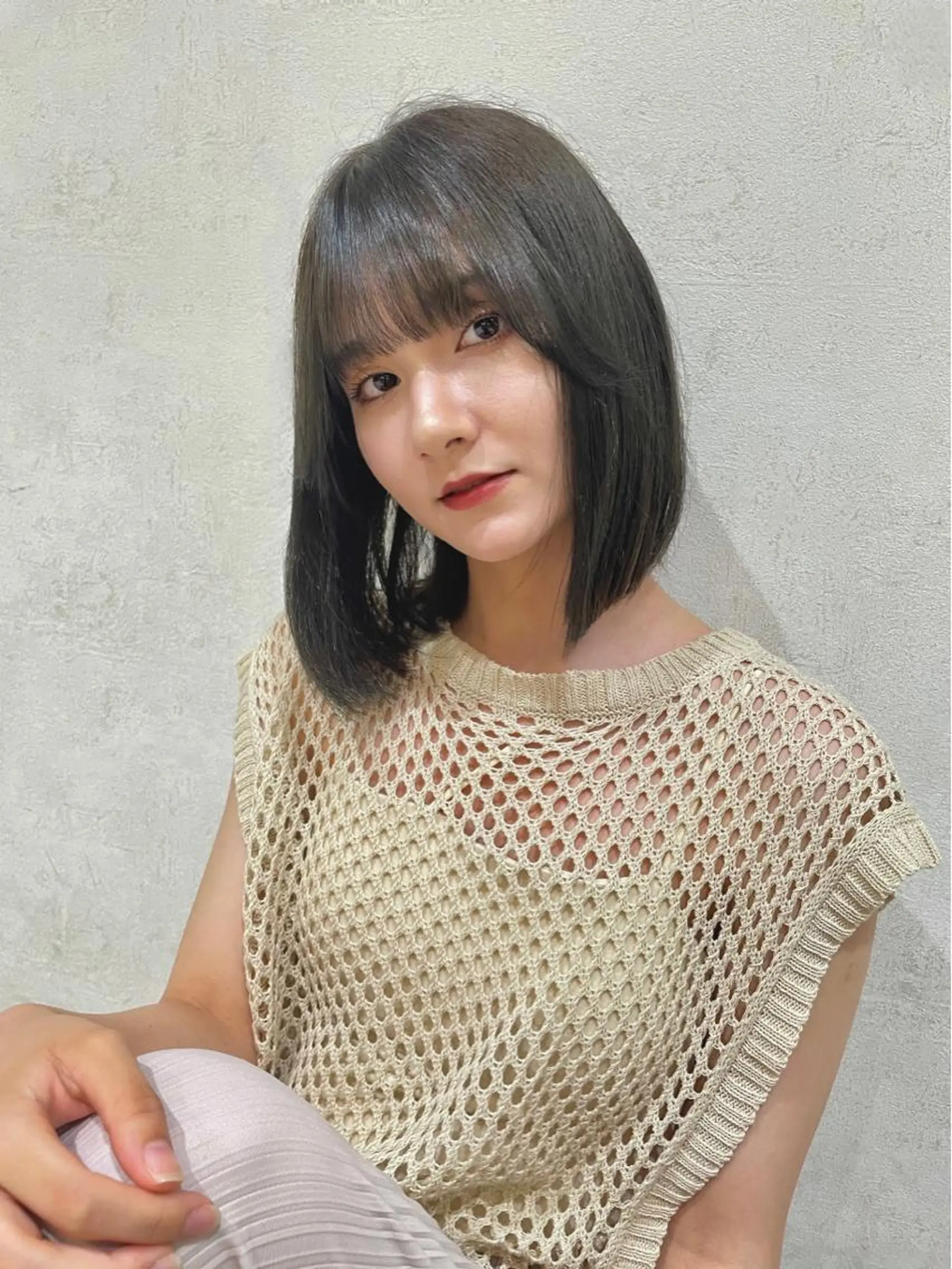 ミディアム カラー カラー/レイヤー/ 髪質改善/PAAQのヘアスタイル